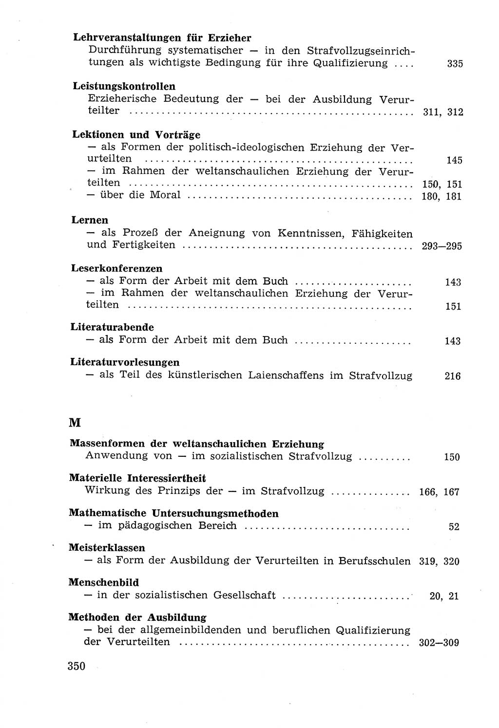 Lehrbuch der Strafvollzugspädagogik [Deutsche Demokratische Republik (DDR)] 1969, Seite 350 (Lb. SV-Pd. DDR 1969, S. 350)