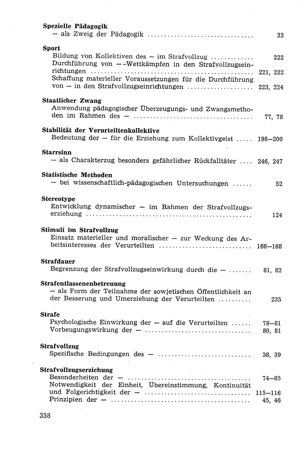 Lehrbuch der Strafvollzugspädagogik [Deutsche Demokratische Republik (DDR)] 1969, Seite 358 (Lb. SV-Pd. DDR 1969, S. 358)