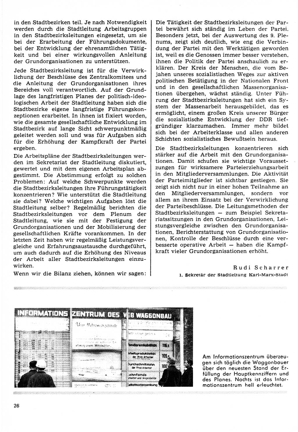 Neuer Weg (NW), Organ des Zentralkomitees (ZK) der SED (Sozialistische Einheitspartei Deutschlands) für Fragen des Parteilebens, 24. Jahrgang [Deutsche Demokratische Republik (DDR)] 1969, Seite 26 (NW ZK SED DDR 1969, S. 26)