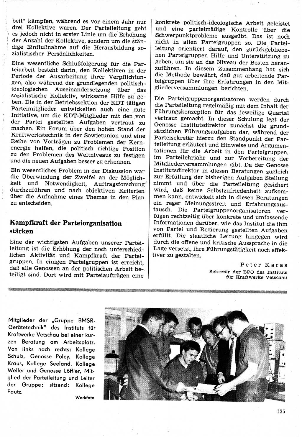 Neuer Weg (NW), Organ des Zentralkomitees (ZK) der SED (Sozialistische Einheitspartei Deutschlands) für Fragen des Parteilebens, 24. Jahrgang [Deutsche Demokratische Republik (DDR)] 1969, Seite 135 (NW ZK SED DDR 1969, S. 135)