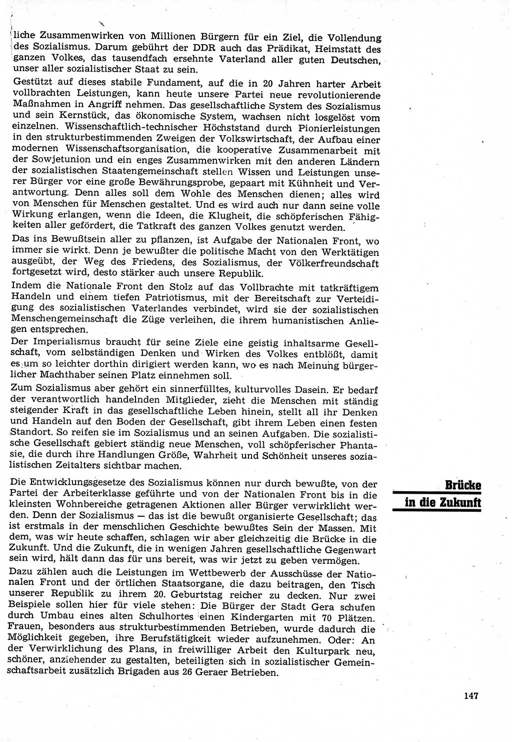 Neuer Weg (NW), Organ des Zentralkomitees (ZK) der SED (Sozialistische Einheitspartei Deutschlands) für Fragen des Parteilebens, 24. Jahrgang [Deutsche Demokratische Republik (DDR)] 1969, Seite 147 (NW ZK SED DDR 1969, S. 147)