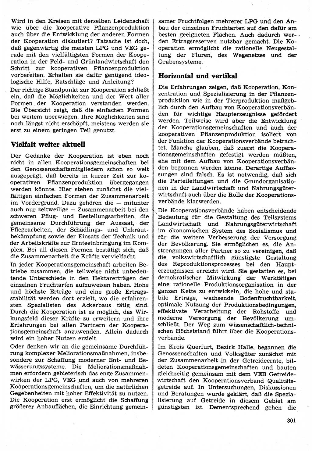 Neuer Weg (NW), Organ des Zentralkomitees (ZK) der SED (Sozialistische Einheitspartei Deutschlands) für Fragen des Parteilebens, 24. Jahrgang [Deutsche Demokratische Republik (DDR)] 1969, Seite 301 (NW ZK SED DDR 1969, S. 301)