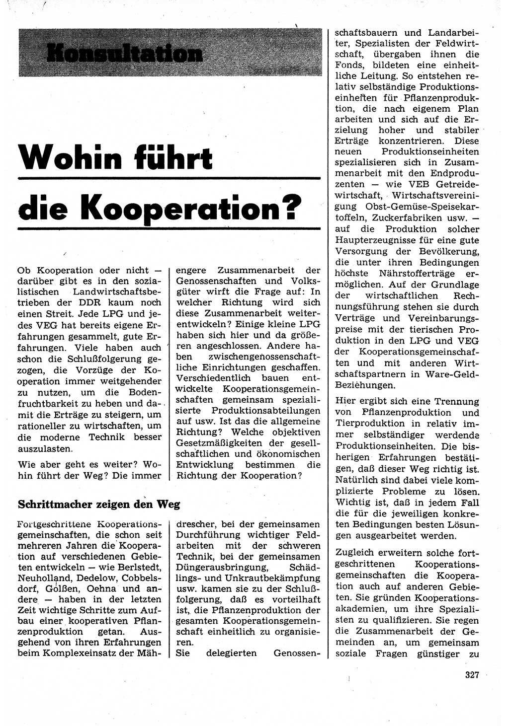 Neuer Weg (NW), Organ des Zentralkomitees (ZK) der SED (Sozialistische Einheitspartei Deutschlands) für Fragen des Parteilebens, 24. Jahrgang [Deutsche Demokratische Republik (DDR)] 1969, Seite 327 (NW ZK SED DDR 1969, S. 327)