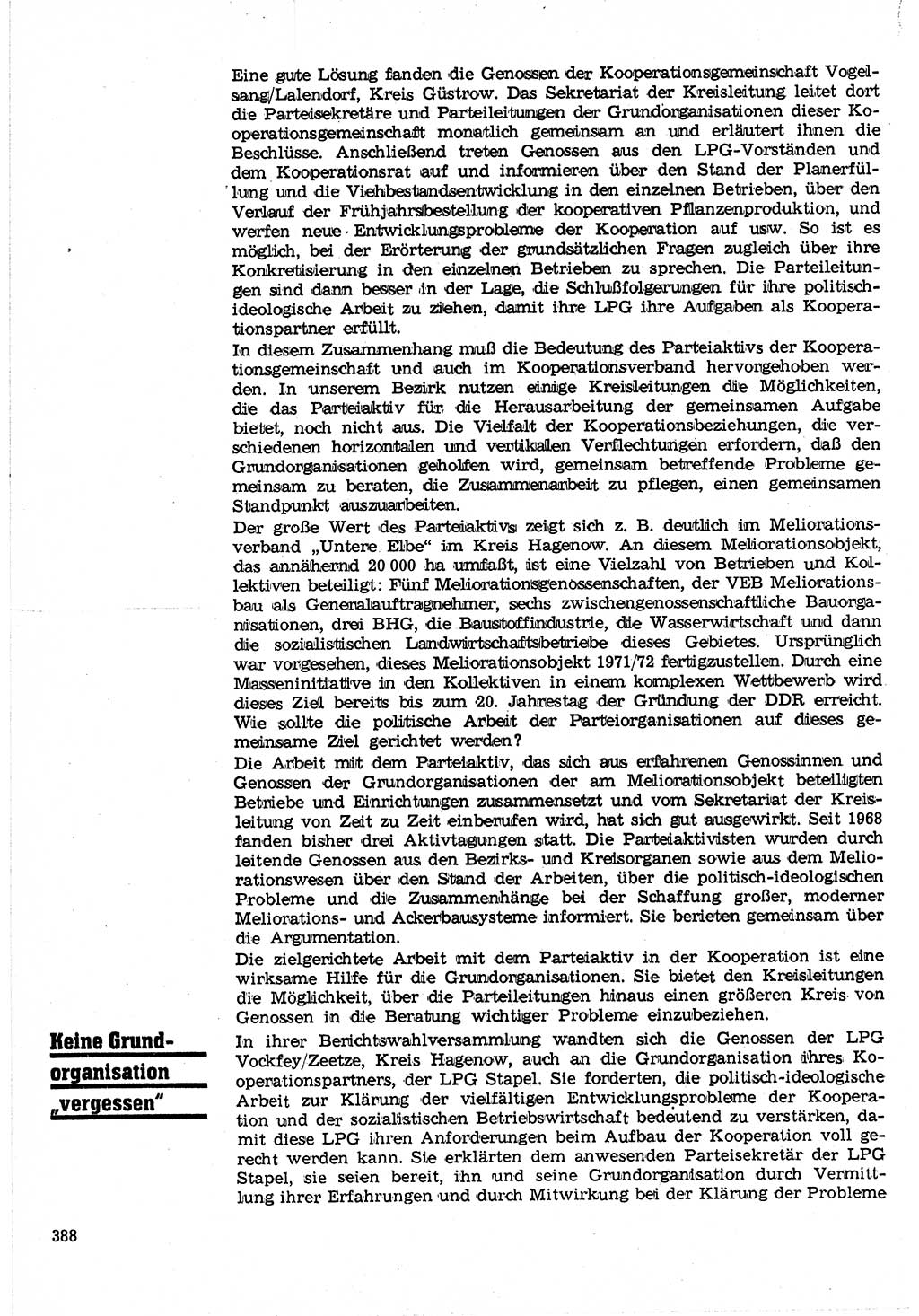 Neuer Weg (NW), Organ des Zentralkomitees (ZK) der SED (Sozialistische Einheitspartei Deutschlands) für Fragen des Parteilebens, 24. Jahrgang [Deutsche Demokratische Republik (DDR)] 1969, Seite 388 (NW ZK SED DDR 1969, S. 388)