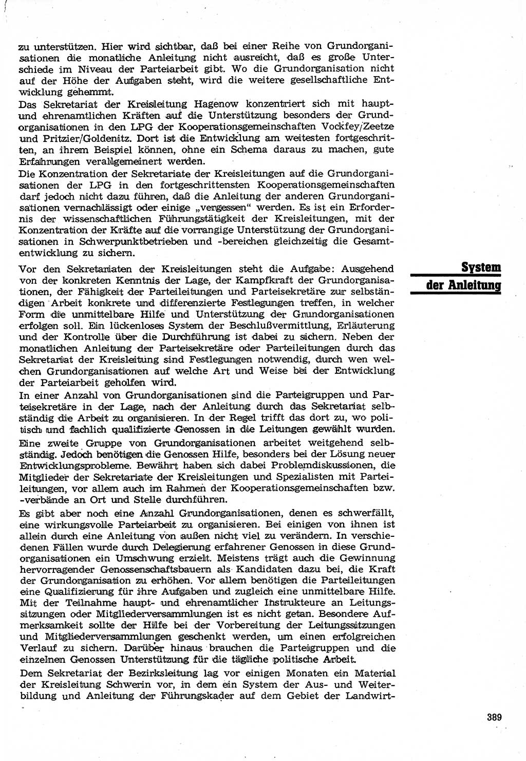 Neuer Weg (NW), Organ des Zentralkomitees (ZK) der SED (Sozialistische Einheitspartei Deutschlands) für Fragen des Parteilebens, 24. Jahrgang [Deutsche Demokratische Republik (DDR)] 1969, Seite 389 (NW ZK SED DDR 1969, S. 389)