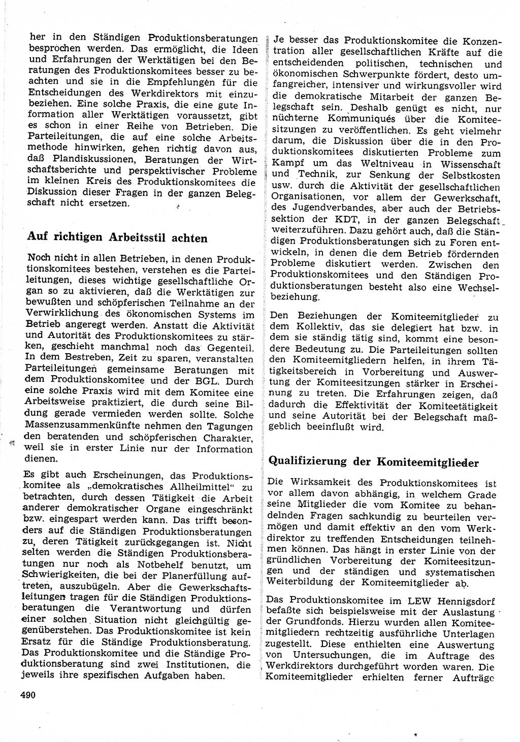 Neuer Weg (NW), Organ des Zentralkomitees (ZK) der SED (Sozialistische Einheitspartei Deutschlands) für Fragen des Parteilebens, 24. Jahrgang [Deutsche Demokratische Republik (DDR)] 1969, Seite 490 (NW ZK SED DDR 1969, S. 490)