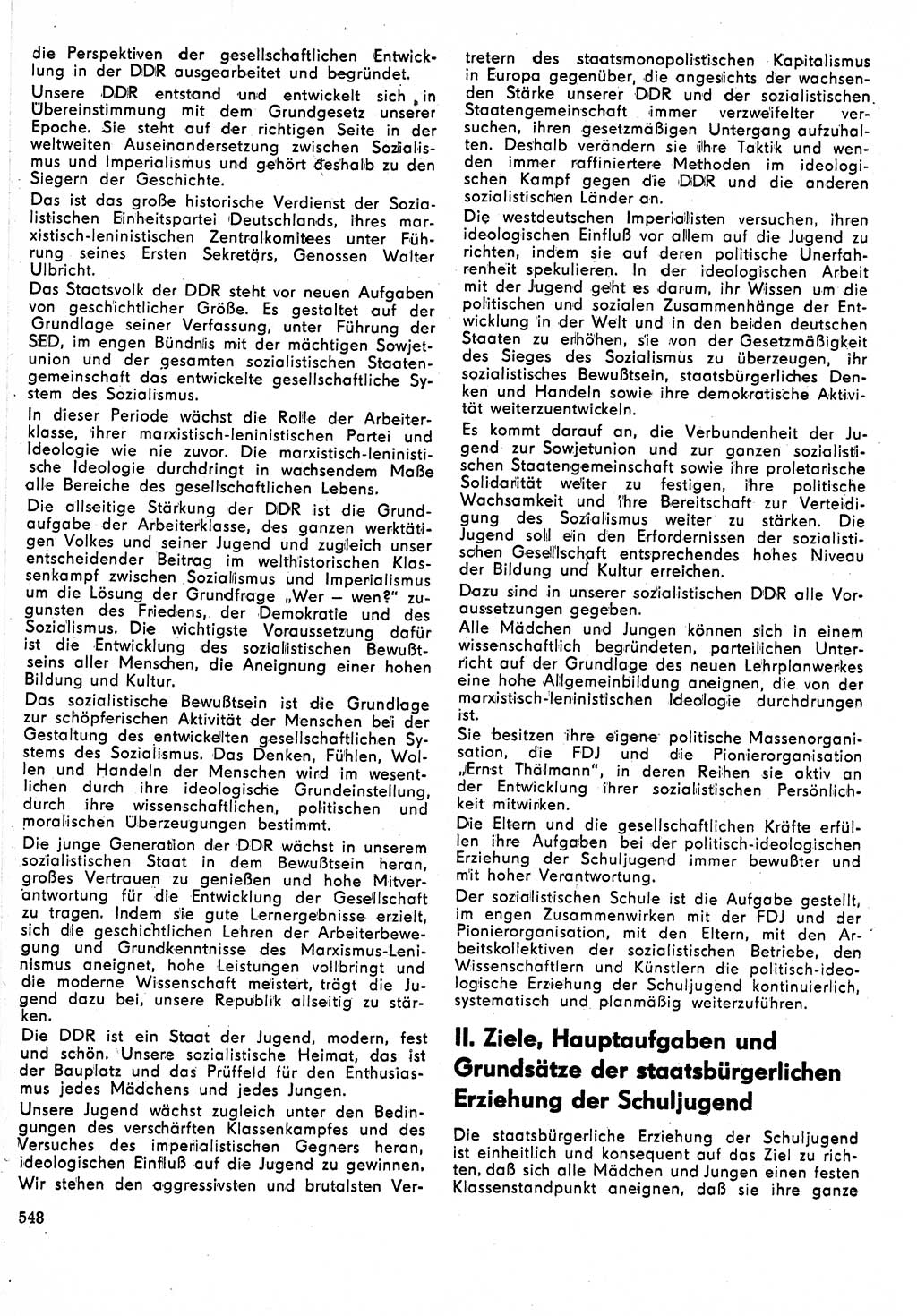 Neuer Weg (NW), Organ des Zentralkomitees (ZK) der SED (Sozialistische Einheitspartei Deutschlands) für Fragen des Parteilebens, 24. Jahrgang [Deutsche Demokratische Republik (DDR)] 1969, Seite 548 (NW ZK SED DDR 1969, S. 548)