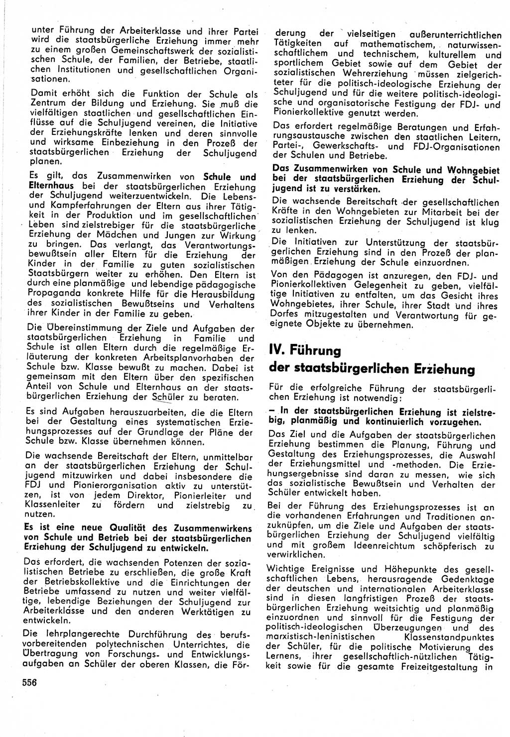Neuer Weg (NW), Organ des Zentralkomitees (ZK) der SED (Sozialistische Einheitspartei Deutschlands) für Fragen des Parteilebens, 24. Jahrgang [Deutsche Demokratische Republik (DDR)] 1969, Seite 556 (NW ZK SED DDR 1969, S. 556)