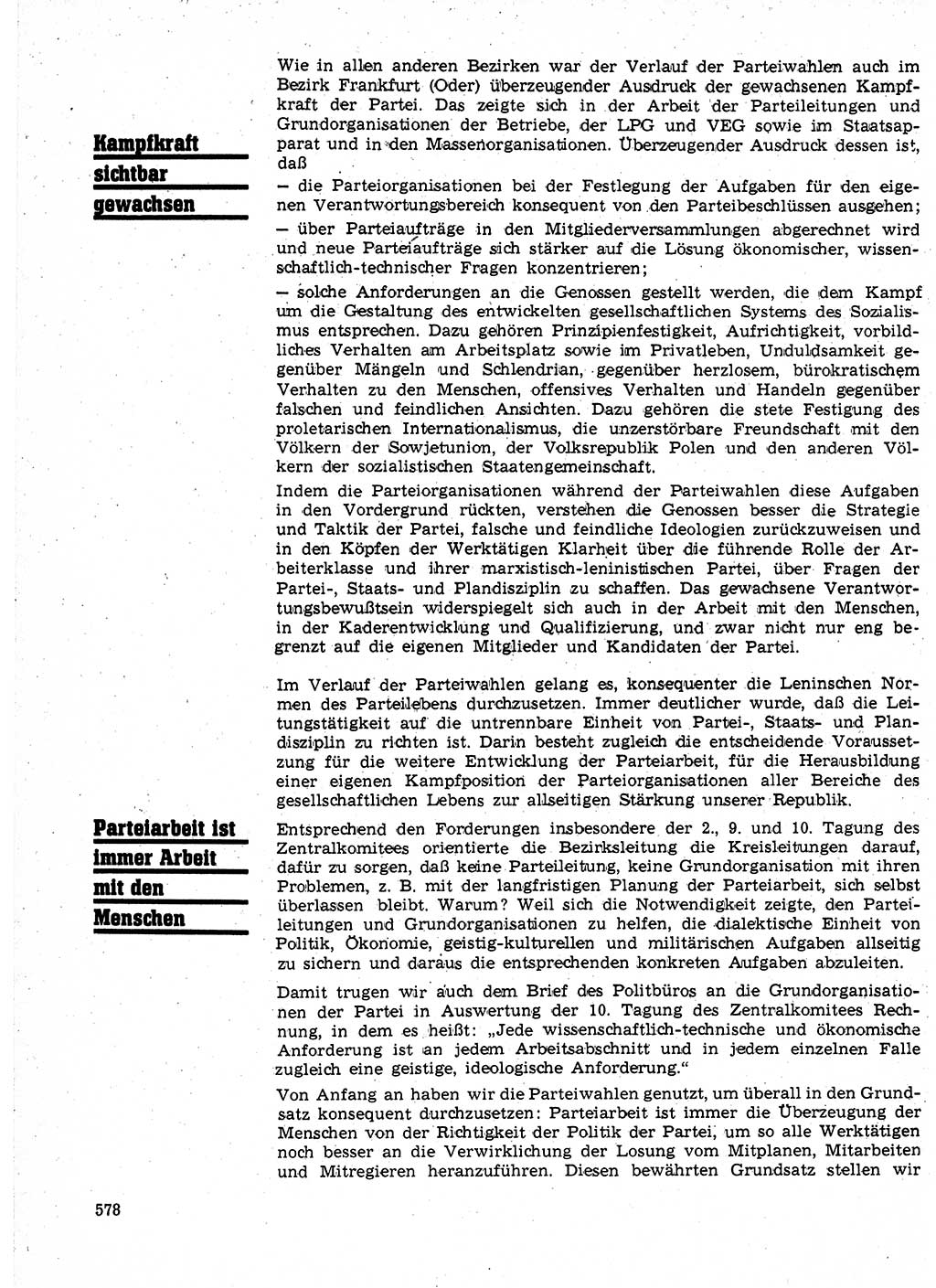 Neuer Weg (NW), Organ des Zentralkomitees (ZK) der SED (Sozialistische Einheitspartei Deutschlands) für Fragen des Parteilebens, 24. Jahrgang [Deutsche Demokratische Republik (DDR)] 1969, Seite 578 (NW ZK SED DDR 1969, S. 578)