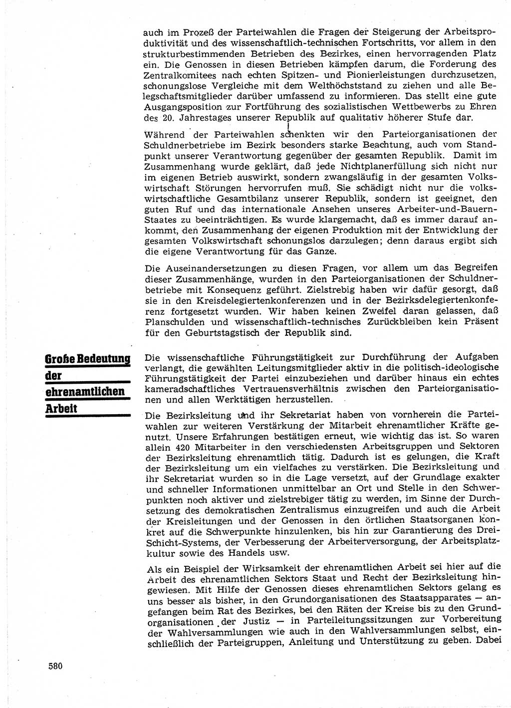 Neuer Weg (NW), Organ des Zentralkomitees (ZK) der SED (Sozialistische Einheitspartei Deutschlands) für Fragen des Parteilebens, 24. Jahrgang [Deutsche Demokratische Republik (DDR)] 1969, Seite 580 (NW ZK SED DDR 1969, S. 580)