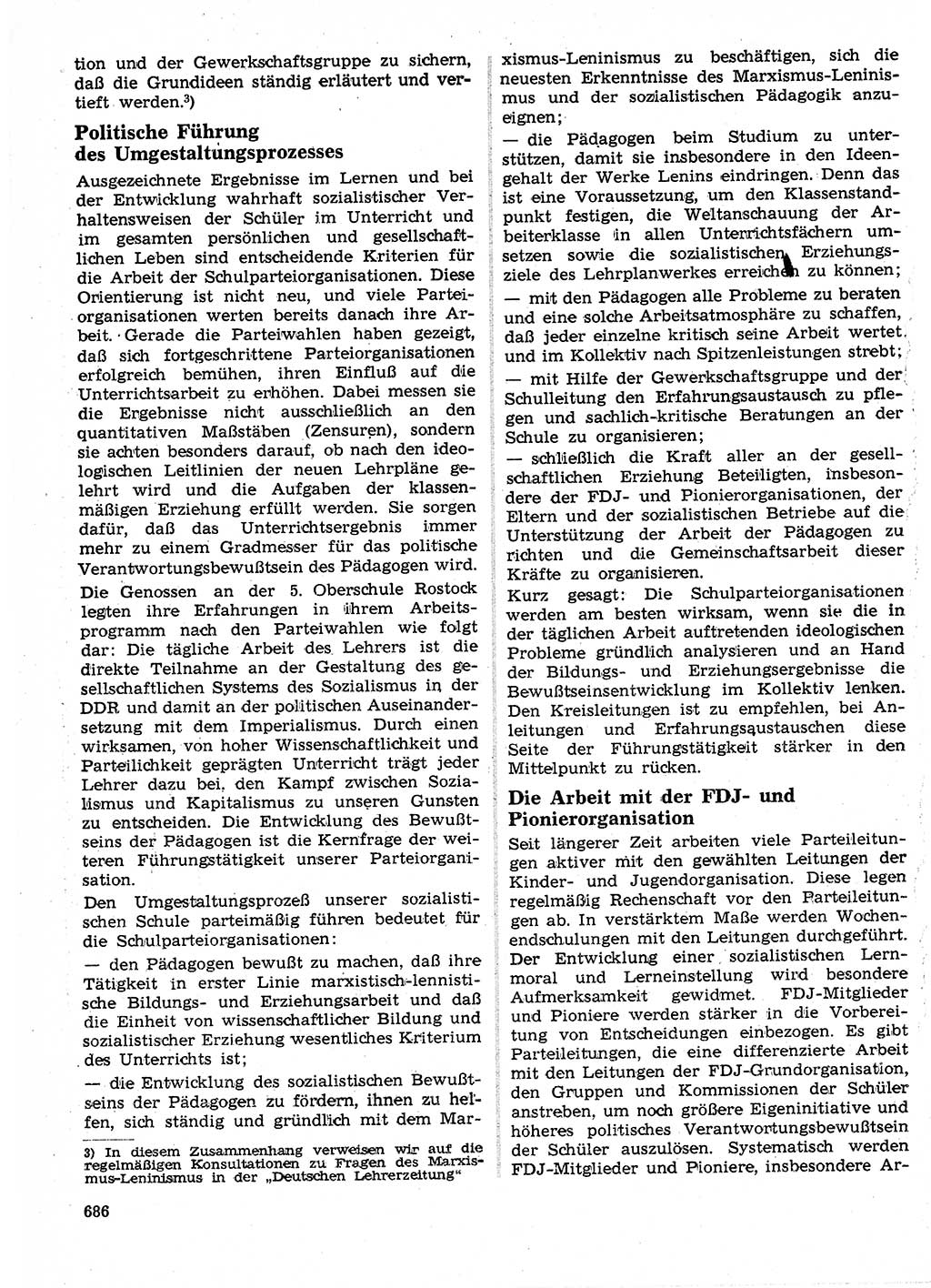 Neuer Weg (NW), Organ des Zentralkomitees (ZK) der SED (Sozialistische Einheitspartei Deutschlands) für Fragen des Parteilebens, 24. Jahrgang [Deutsche Demokratische Republik (DDR)] 1969, Seite 686 (NW ZK SED DDR 1969, S. 686)