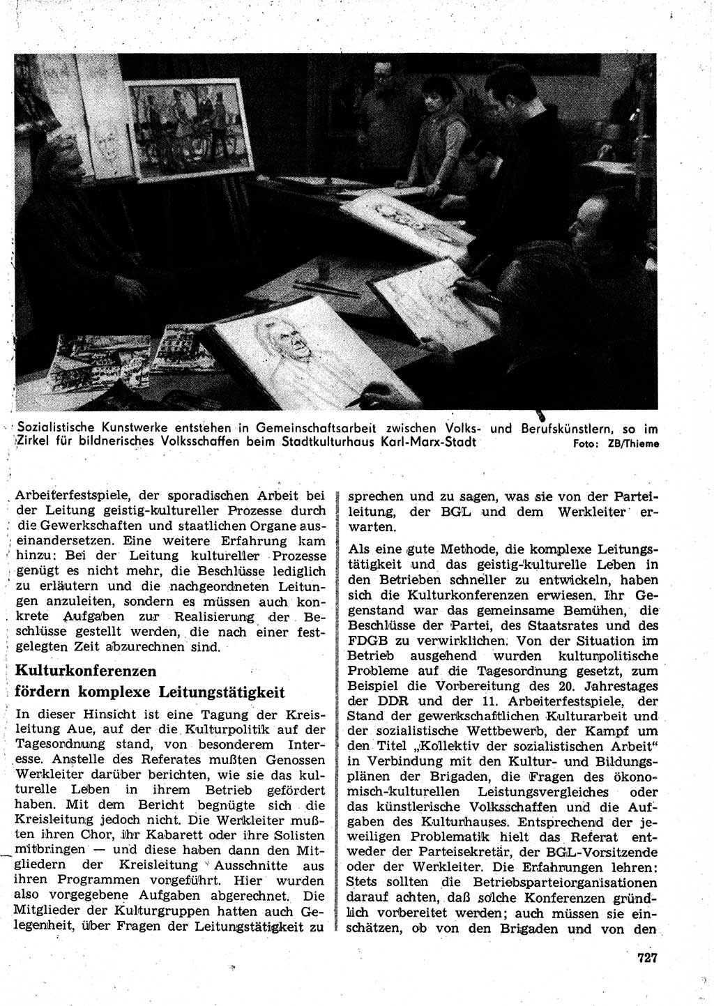 Neuer Weg (NW), Organ des Zentralkomitees (ZK) der SED (Sozialistische Einheitspartei Deutschlands) für Fragen des Parteilebens, 24. Jahrgang [Deutsche Demokratische Republik (DDR)] 1969, Seite 727 (NW ZK SED DDR 1969, S. 727)