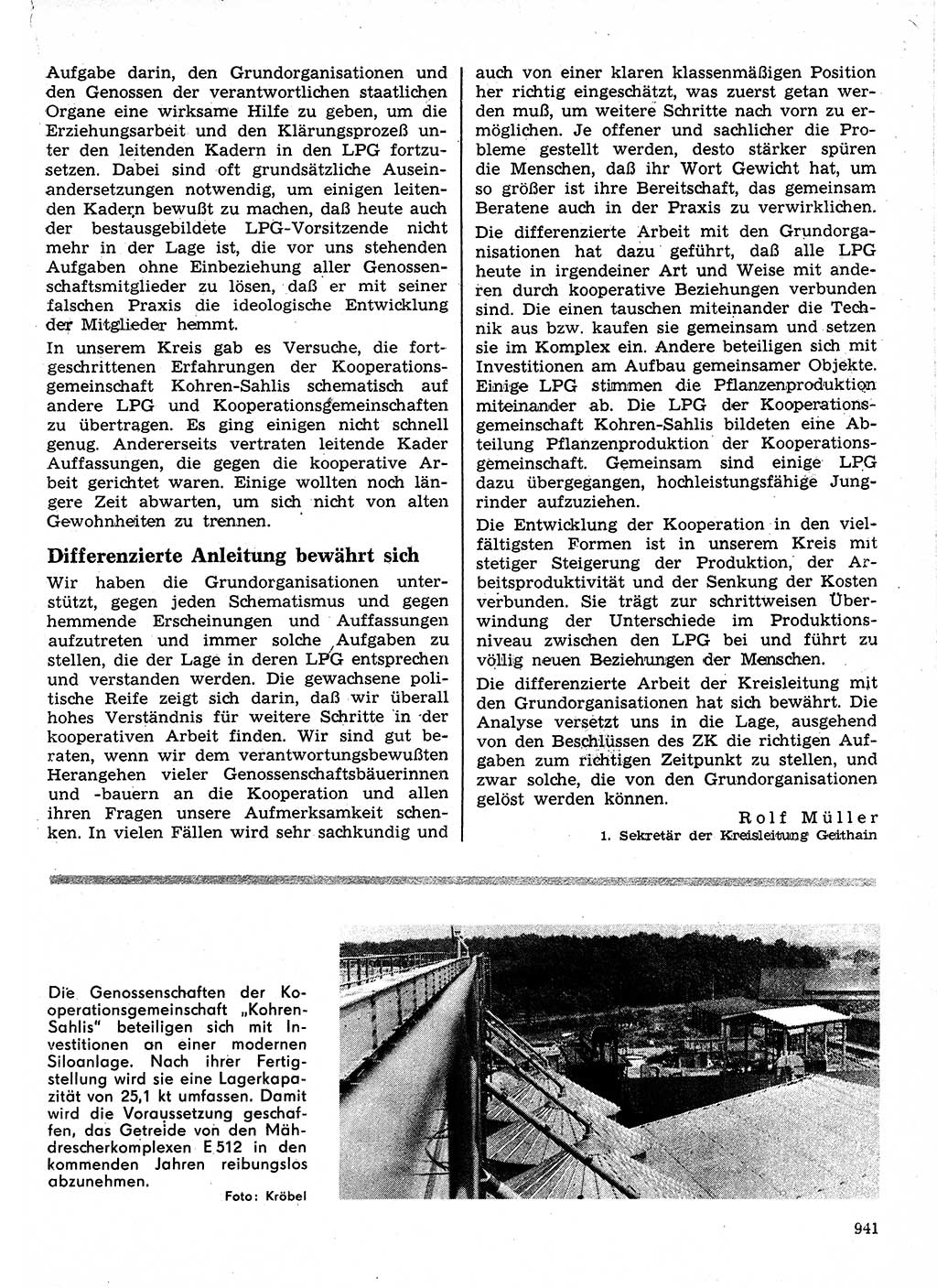 Neuer Weg (NW), Organ des Zentralkomitees (ZK) der SED (Sozialistische Einheitspartei Deutschlands) für Fragen des Parteilebens, 24. Jahrgang [Deutsche Demokratische Republik (DDR)] 1969, Seite 941 (NW ZK SED DDR 1969, S. 941)