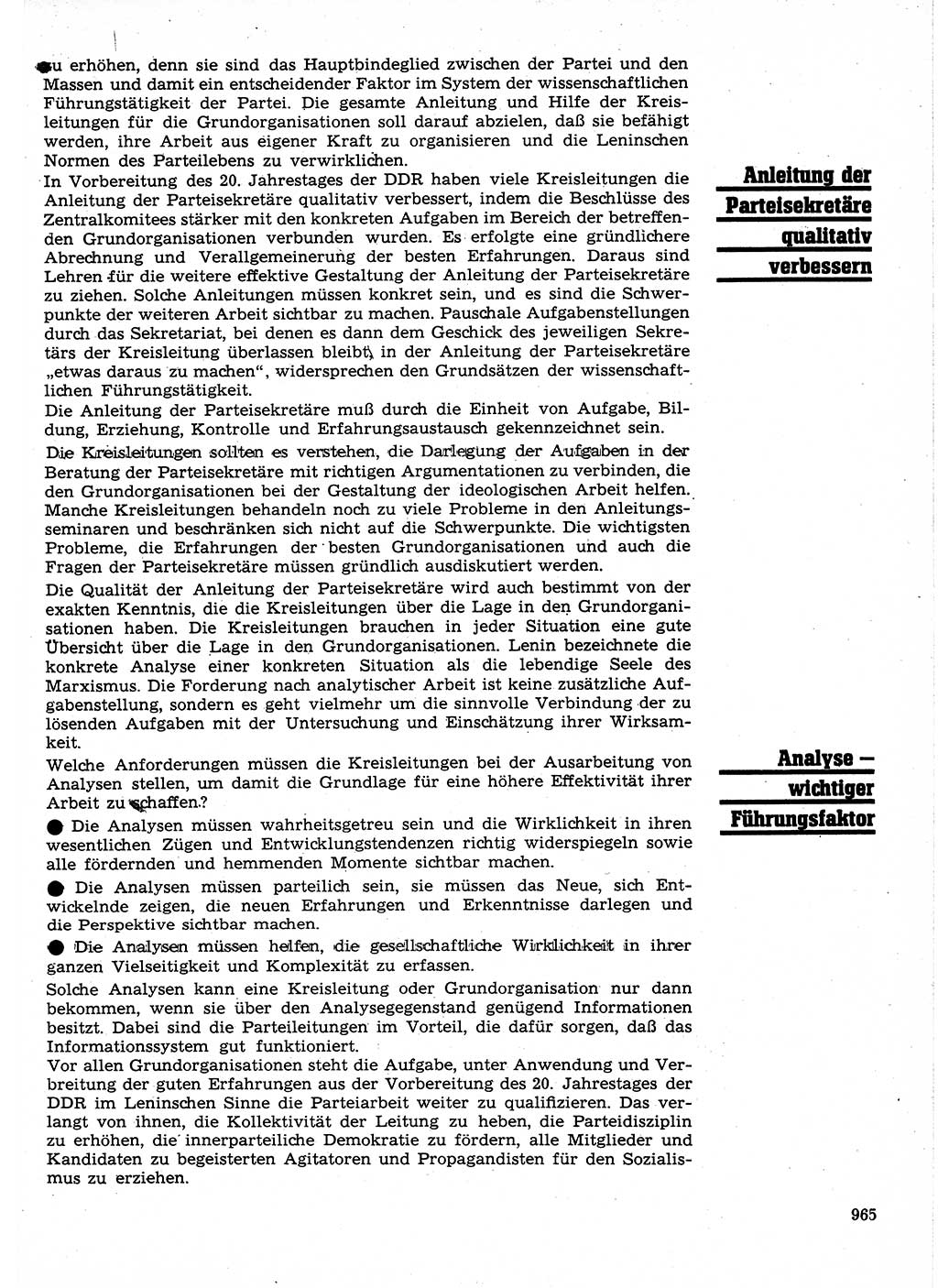Neuer Weg (NW), Organ des Zentralkomitees (ZK) der SED (Sozialistische Einheitspartei Deutschlands) für Fragen des Parteilebens, 24. Jahrgang [Deutsche Demokratische Republik (DDR)] 1969, Seite 965 (NW ZK SED DDR 1969, S. 965)