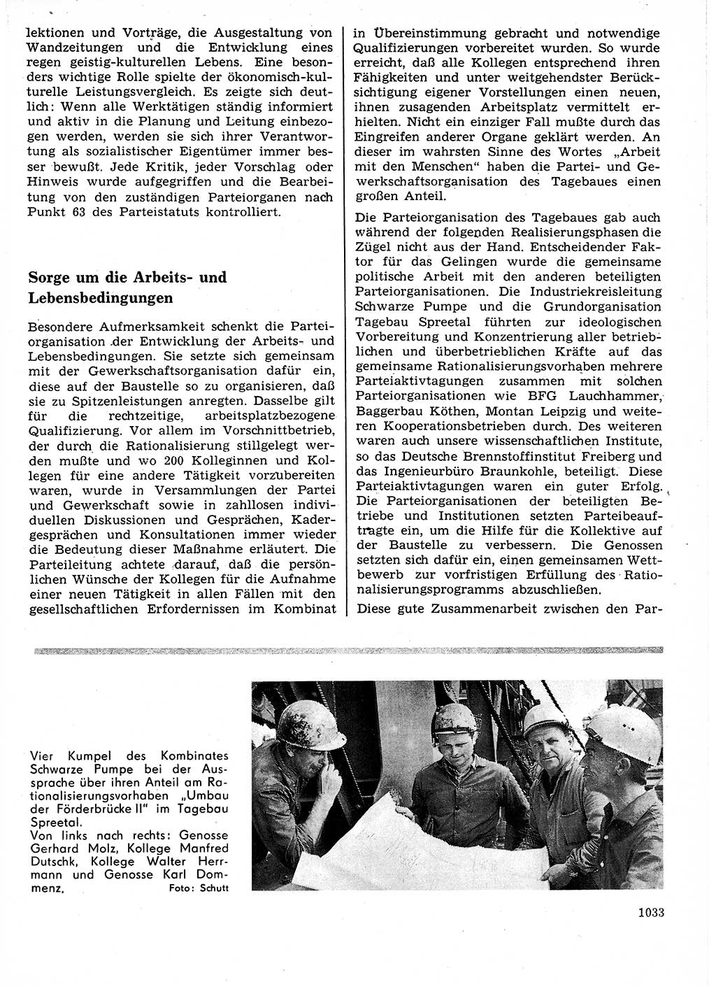 Neuer Weg (NW), Organ des Zentralkomitees (ZK) der SED (Sozialistische Einheitspartei Deutschlands) für Fragen des Parteilebens, 24. Jahrgang [Deutsche Demokratische Republik (DDR)] 1969, Seite 1033 (NW ZK SED DDR 1969, S. 1033)