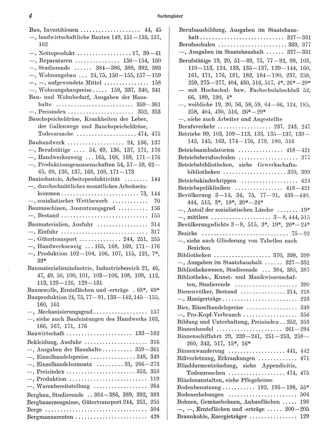 Statistisches Jahrbuch der Deutschen Demokratischen Republik (DDR) 1969, Seite 4 (Stat. Jb. DDR 1969, S. 4)