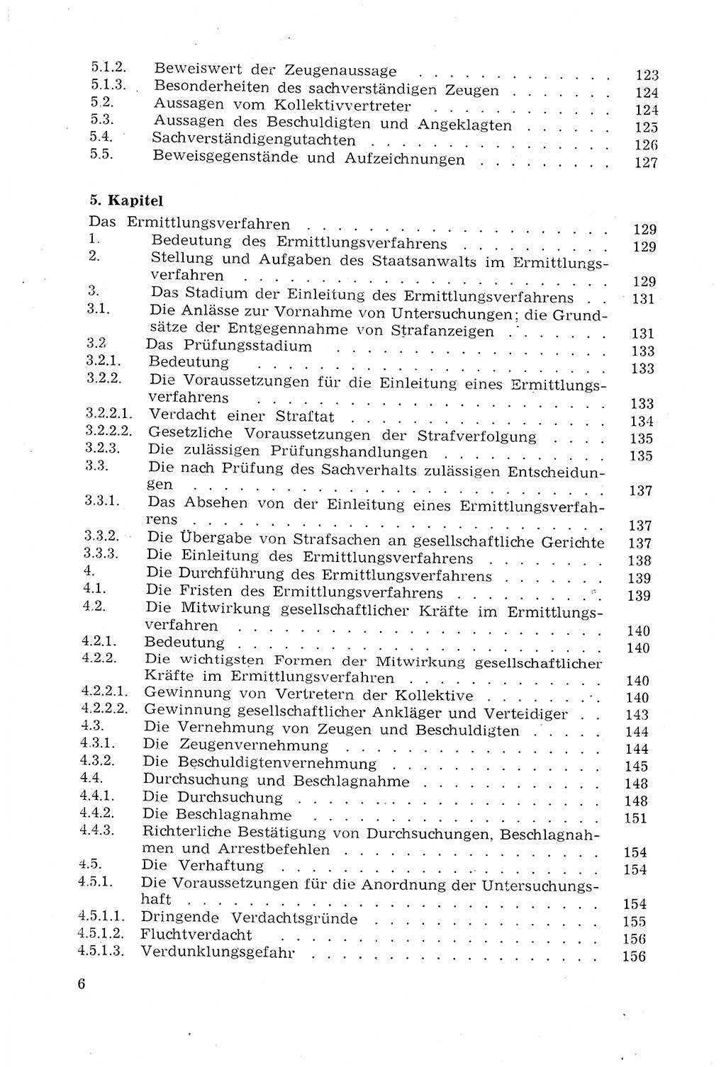 Strafprozeßrecht der DDR (Deutsche Demokratische Republik), Lehrmaterial 1969, Seite 6 (Strafprozeßr. DDR Lehrmat. 1969, S. 6)