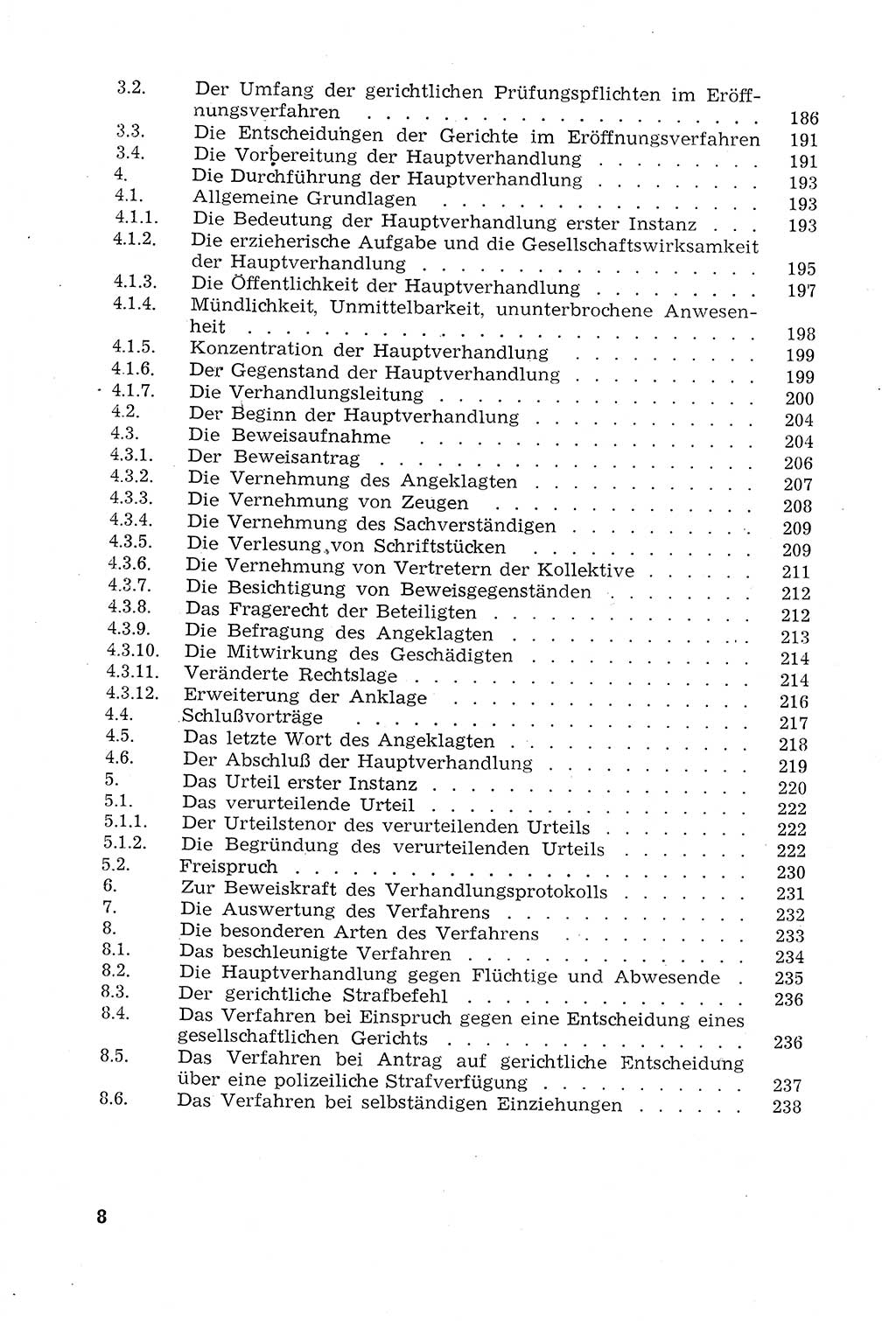 Strafprozeßrecht der DDR (Deutsche Demokratische Republik), Lehrmaterial 1969, Seite 8 (Strafprozeßr. DDR Lehrmat. 1969, S. 8)
