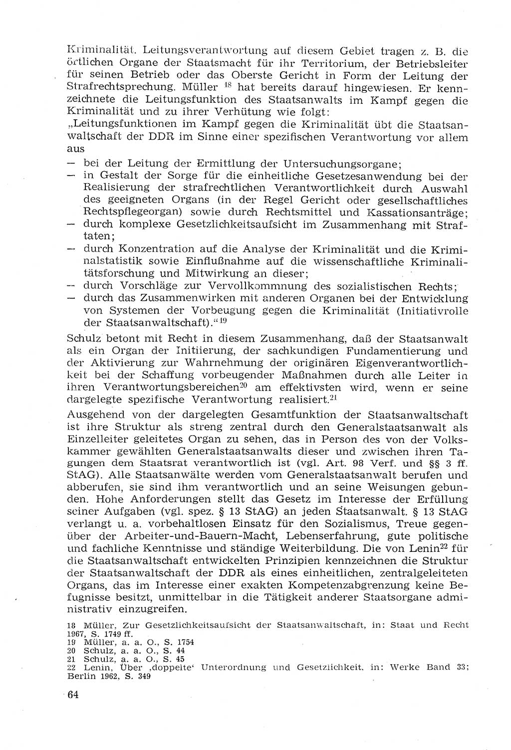 Strafprozeßrecht der DDR (Deutsche Demokratische Republik), Lehrmaterial 1969, Seite 64 (Strafprozeßr. DDR Lehrmat. 1969, S. 64)