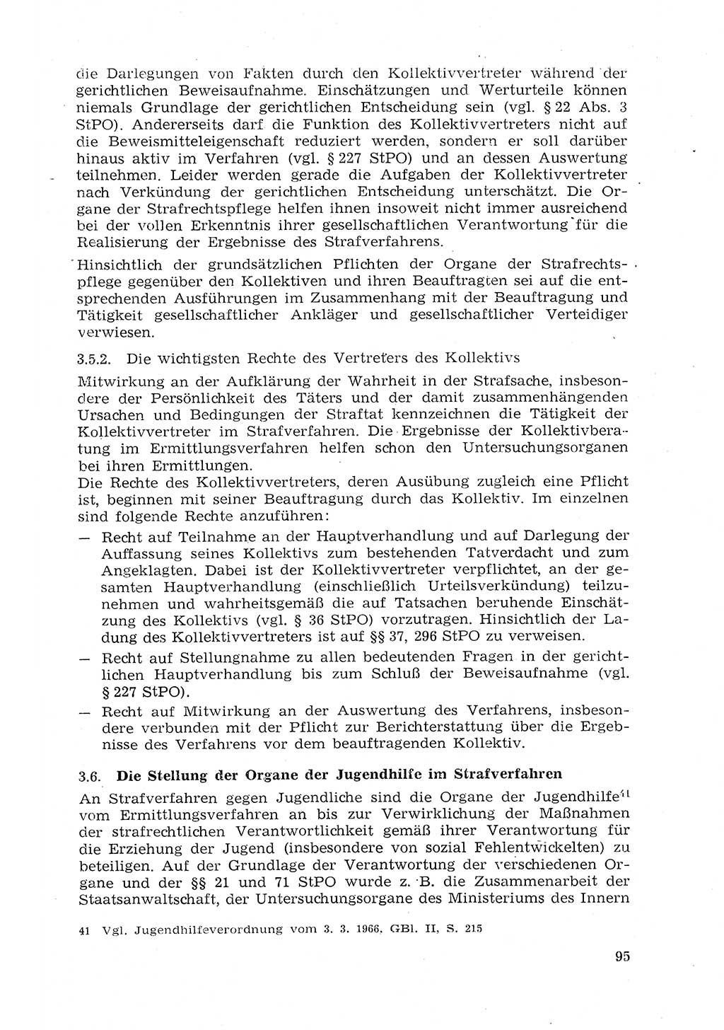 Strafprozeßrecht der DDR (Deutsche Demokratische Republik), Lehrmaterial 1969, Seite 95 (Strafprozeßr. DDR Lehrmat. 1969, S. 95)