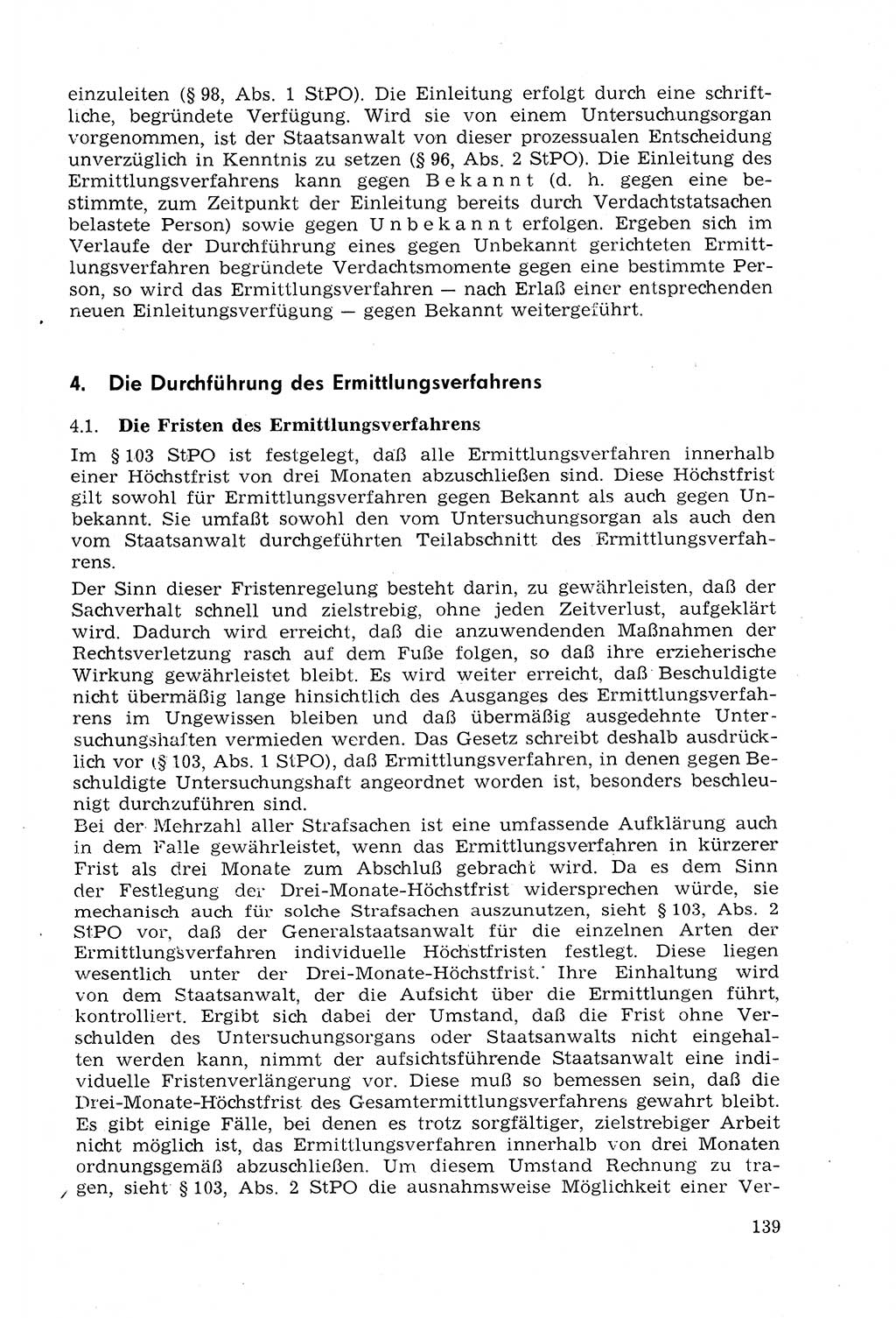 Strafprozeßrecht der DDR (Deutsche Demokratische Republik), Lehrmaterial 1969, Seite 139 (Strafprozeßr. DDR Lehrmat. 1969, S. 139)