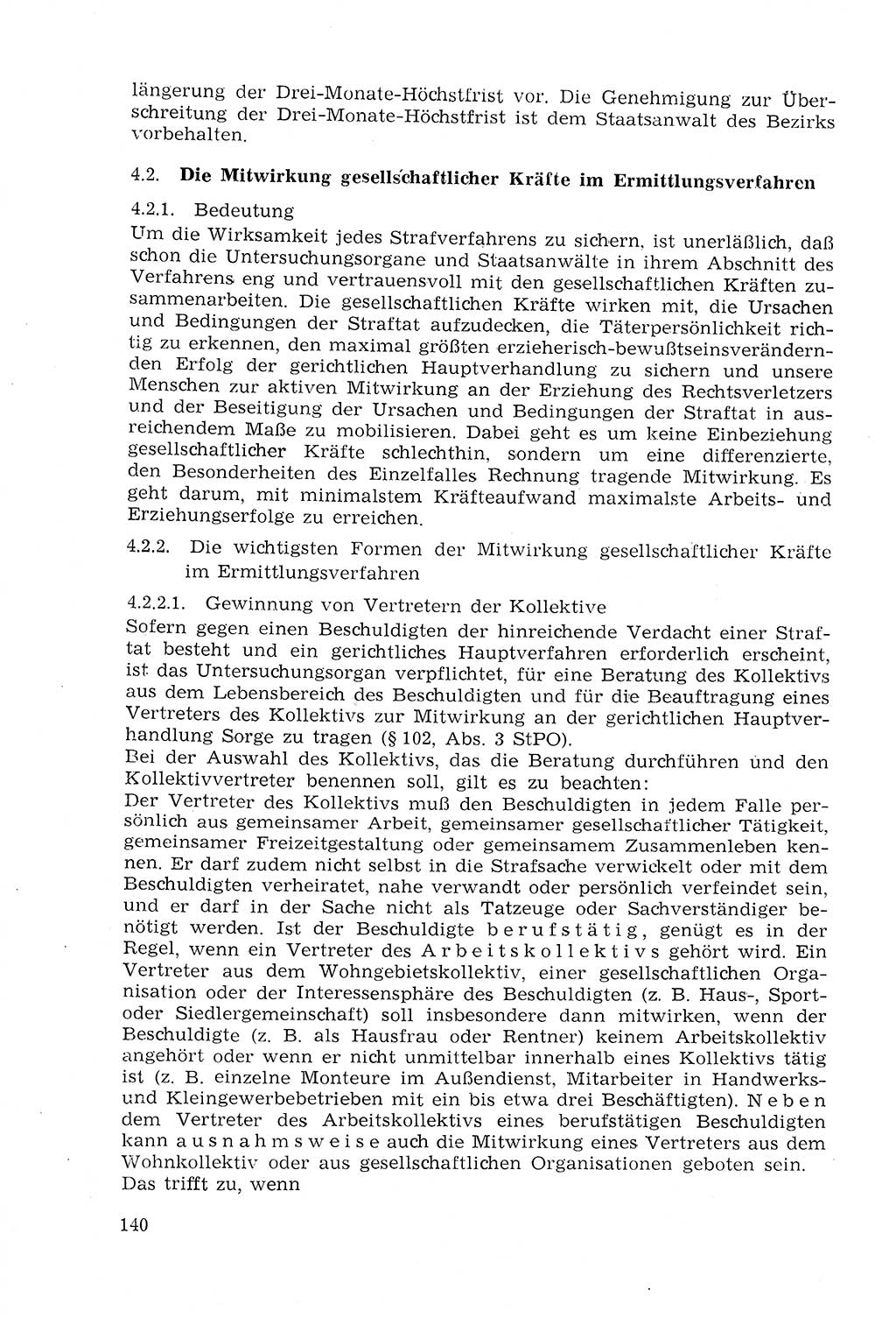 Strafprozeßrecht der DDR (Deutsche Demokratische Republik), Lehrmaterial 1969, Seite 140 (Strafprozeßr. DDR Lehrmat. 1969, S. 140)