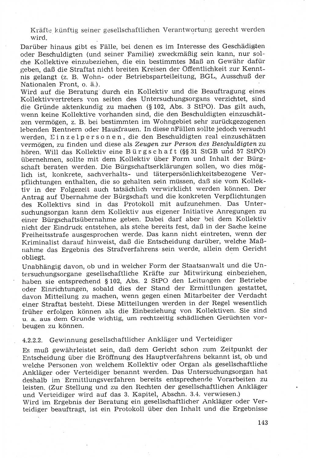Strafprozeßrecht der DDR (Deutsche Demokratische Republik), Lehrmaterial 1969, Seite 143 (Strafprozeßr. DDR Lehrmat. 1969, S. 143)