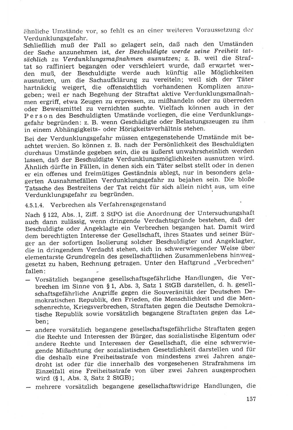 Strafprozeßrecht der DDR (Deutsche Demokratische Republik), Lehrmaterial 1969, Seite 157 (Strafprozeßr. DDR Lehrmat. 1969, S. 157)