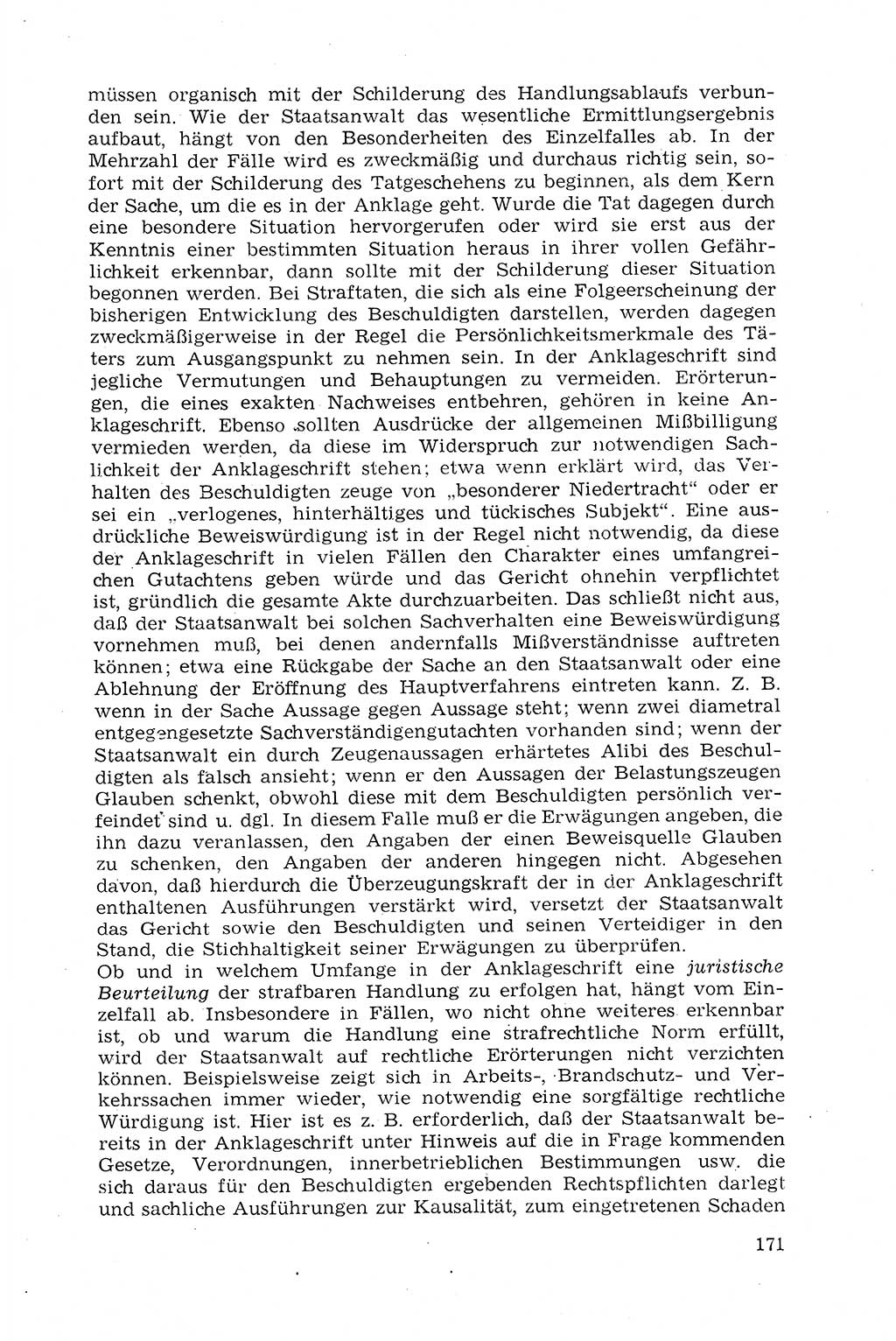 Strafprozeßrecht der DDR (Deutsche Demokratische Republik), Lehrmaterial 1969, Seite 171 (Strafprozeßr. DDR Lehrmat. 1969, S. 171)