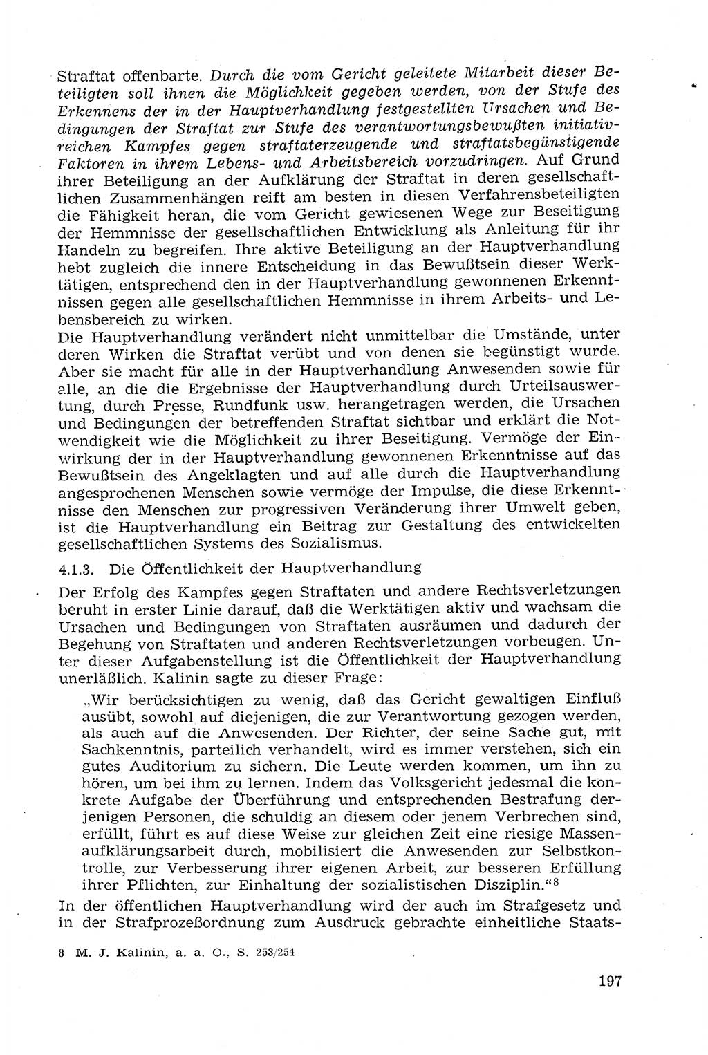 Strafprozeßrecht der DDR (Deutsche Demokratische Republik), Lehrmaterial 1969, Seite 197 (Strafprozeßr. DDR Lehrmat. 1969, S. 197)