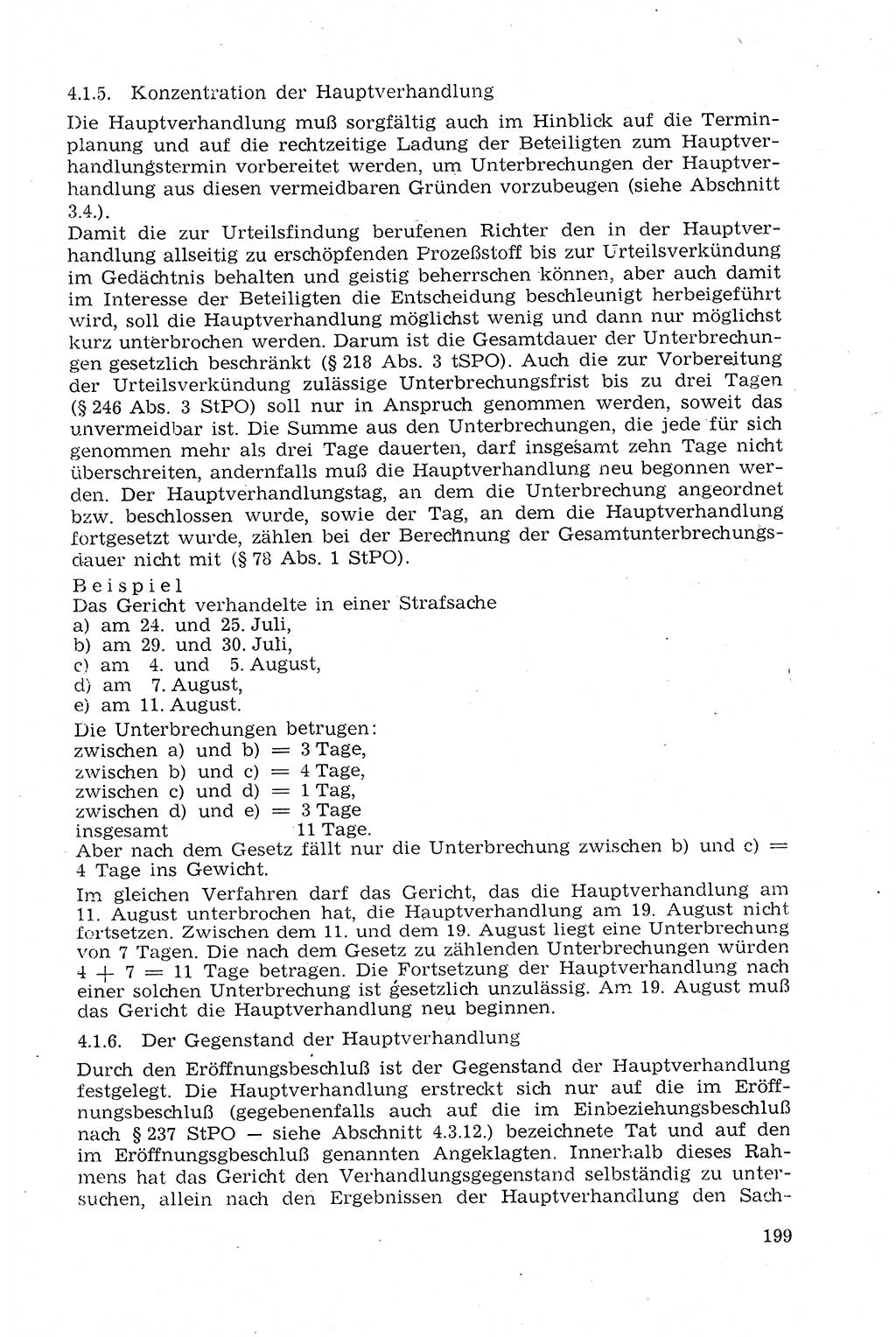 Strafprozeßrecht der DDR (Deutsche Demokratische Republik), Lehrmaterial 1969, Seite 199 (Strafprozeßr. DDR Lehrmat. 1969, S. 199)
