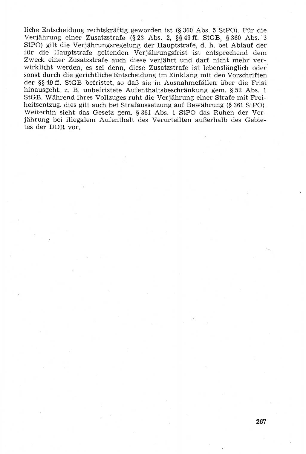 Strafprozeßrecht der DDR (Deutsche Demokratische Republik), Lehrmaterial 1969, Seite 267 (Strafprozeßr. DDR Lehrmat. 1969, S. 267)