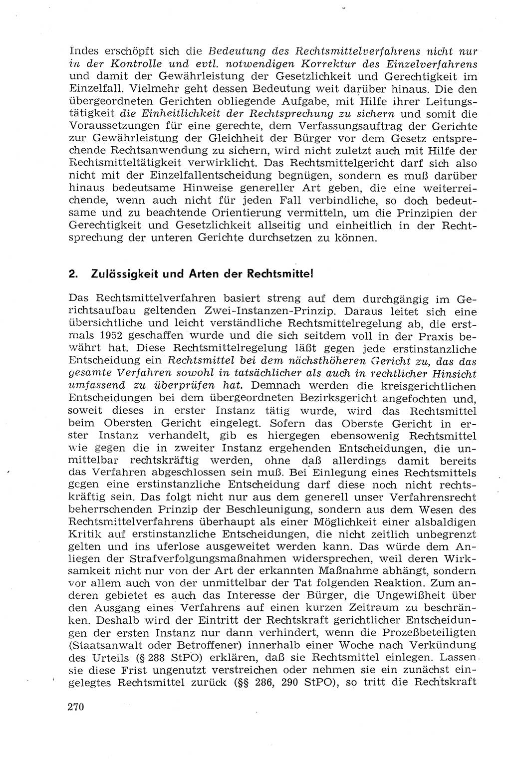 Strafprozeßrecht der DDR (Deutsche Demokratische Republik), Lehrmaterial 1969, Seite 270 (Strafprozeßr. DDR Lehrmat. 1969, S. 270)