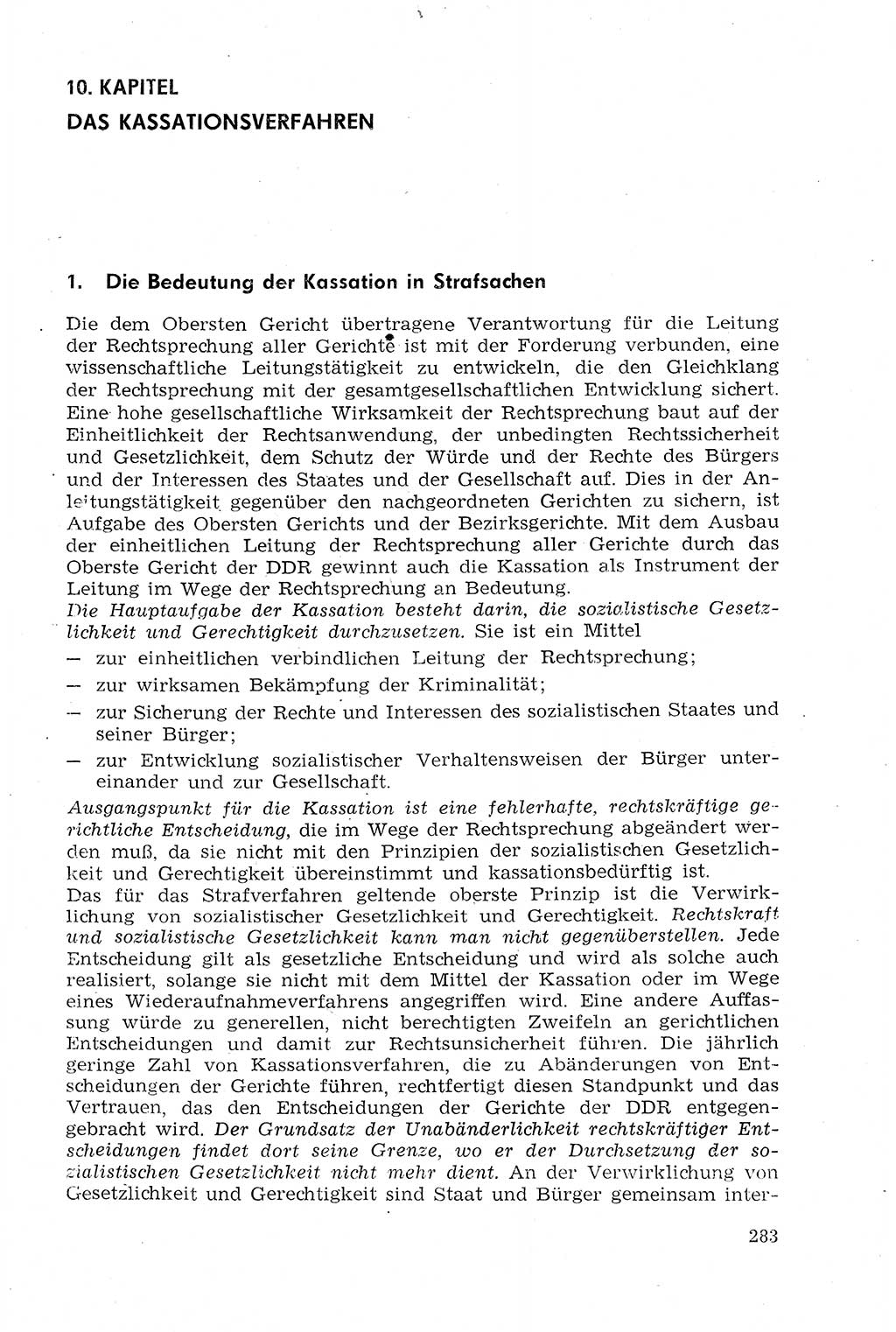 Strafprozeßrecht der DDR (Deutsche Demokratische Republik), Lehrmaterial 1969, Seite 283 (Strafprozeßr. DDR Lehrmat. 1969, S. 283)