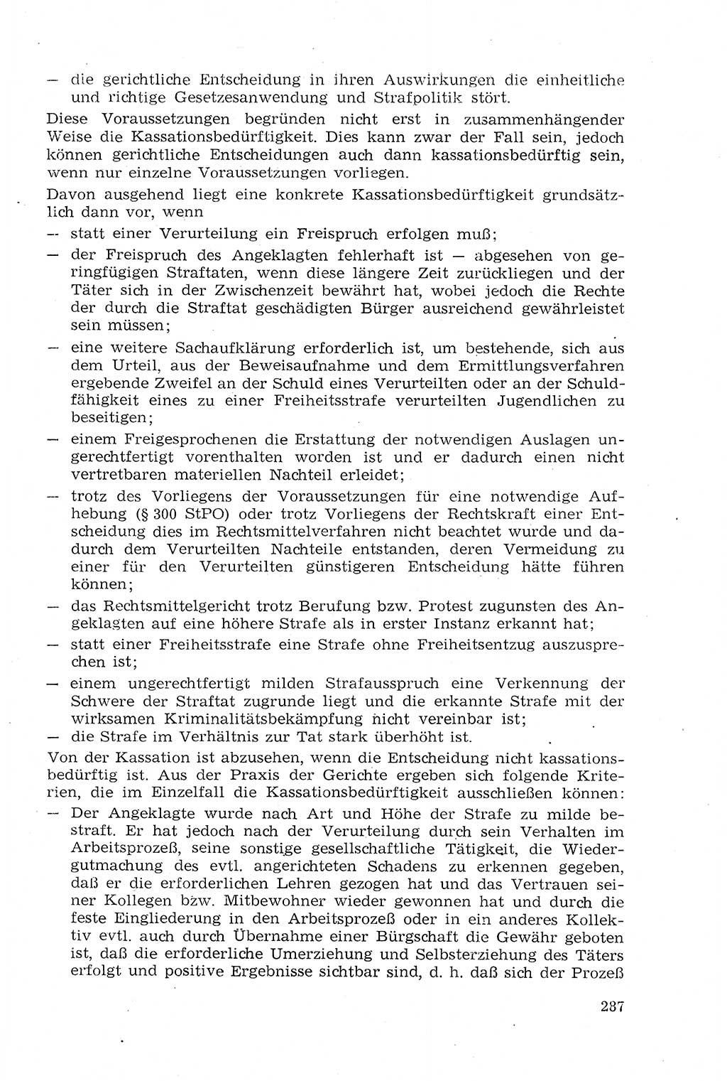 Strafprozeßrecht der DDR (Deutsche Demokratische Republik), Lehrmaterial 1969, Seite 287 (Strafprozeßr. DDR Lehrmat. 1969, S. 287)