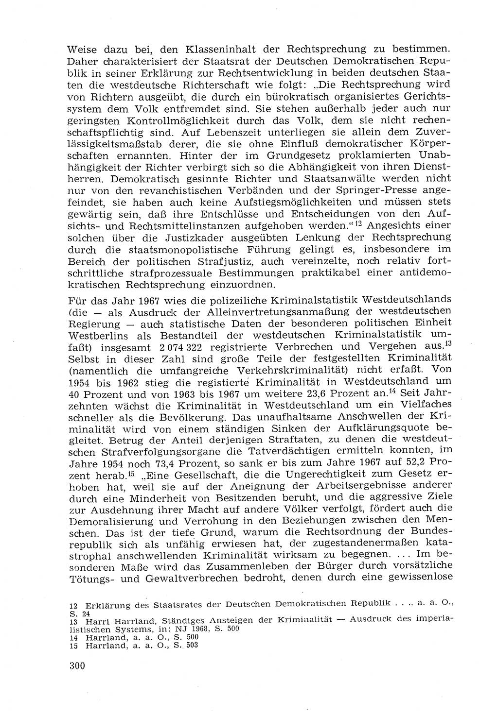 Strafprozeßrecht der DDR (Deutsche Demokratische Republik), Lehrmaterial 1969, Seite 300 (Strafprozeßr. DDR Lehrmat. 1969, S. 300)