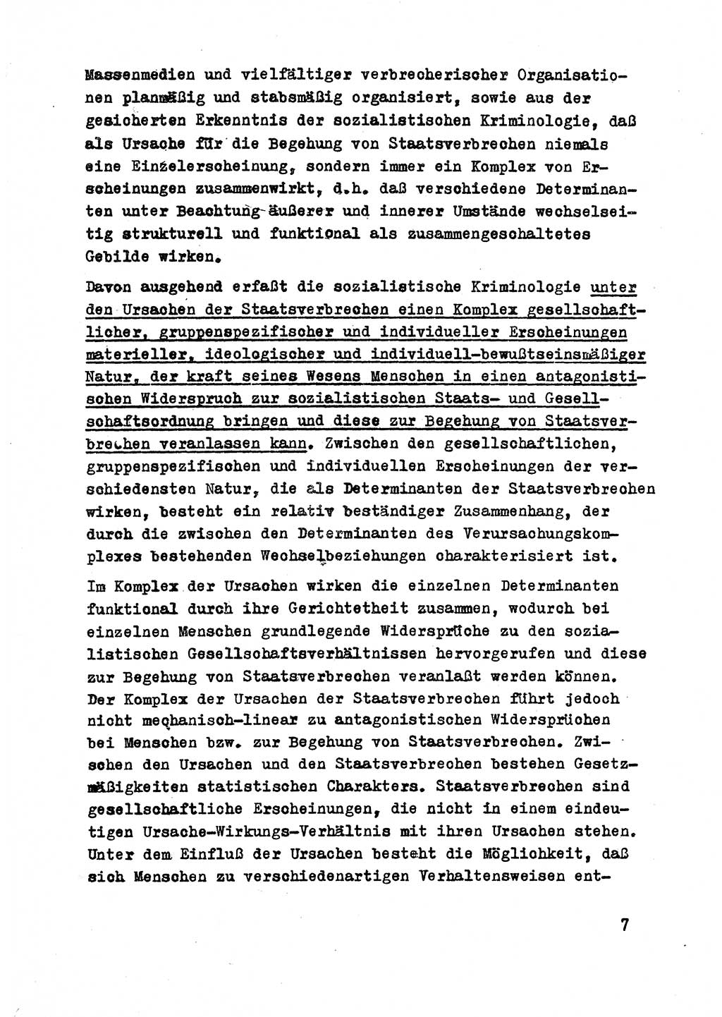 Strafrecht der DDR (Deutsche Demokratische Republik), Besonderer Teil, Lehrmaterial, Heft 2 1969, Seite 7 (Strafr. DDR BT Lehrmat. H. 2 1969, S. 7)