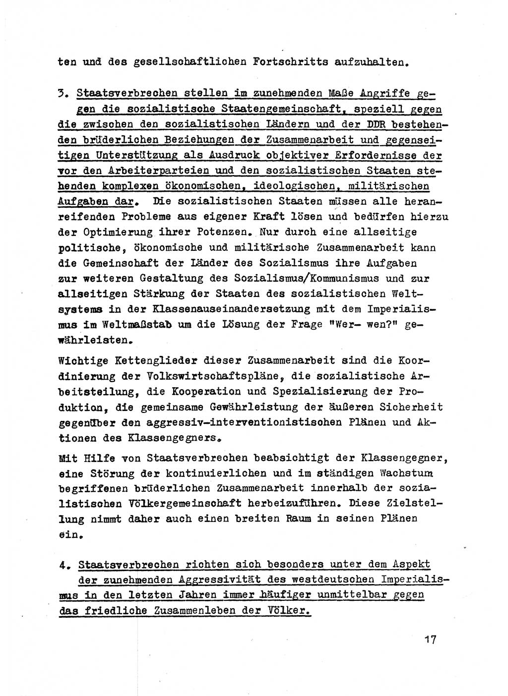Strafrecht der DDR (Deutsche Demokratische Republik), Besonderer Teil, Lehrmaterial, Heft 2 1969, Seite 17 (Strafr. DDR BT Lehrmat. H. 2 1969, S. 17)
