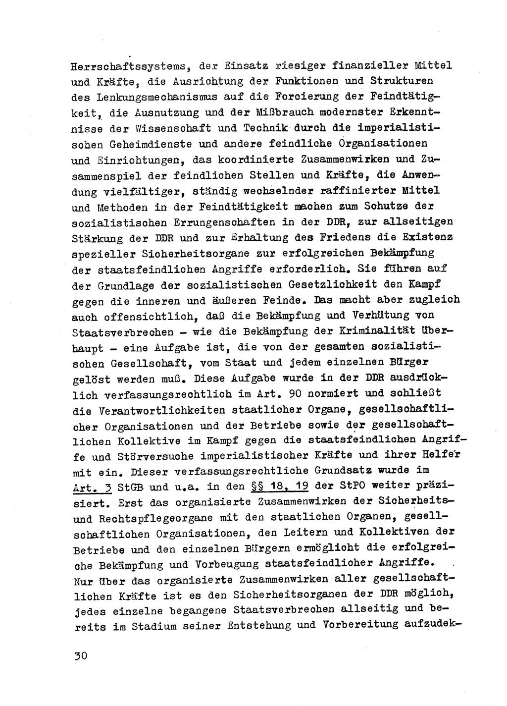 Strafrecht der DDR (Deutsche Demokratische Republik), Besonderer Teil, Lehrmaterial, Heft 2 1969, Seite 30 (Strafr. DDR BT Lehrmat. H. 2 1969, S. 30)