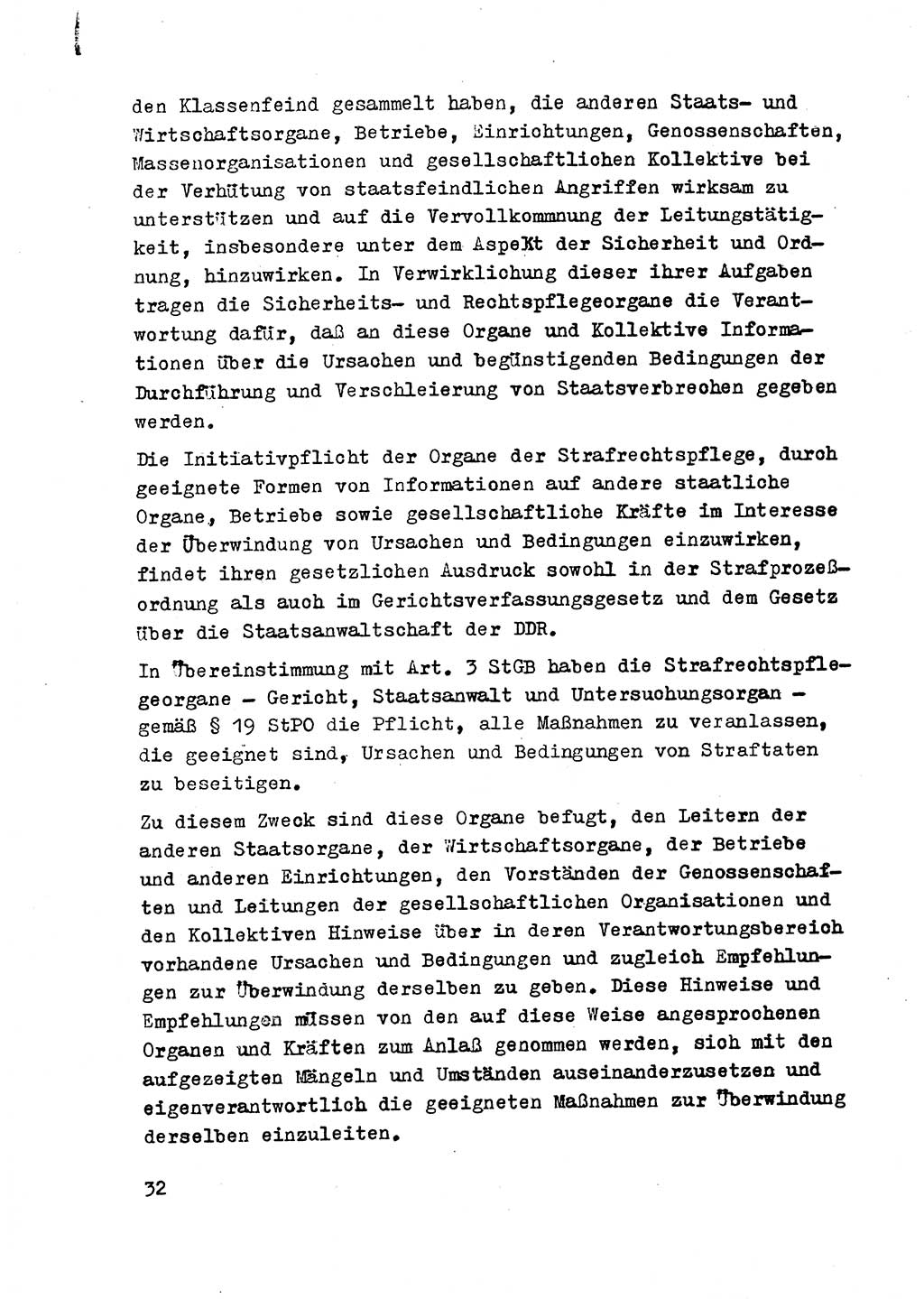 Strafrecht der DDR (Deutsche Demokratische Republik), Besonderer Teil, Lehrmaterial, Heft 2 1969, Seite 32 (Strafr. DDR BT Lehrmat. H. 2 1969, S. 32)
