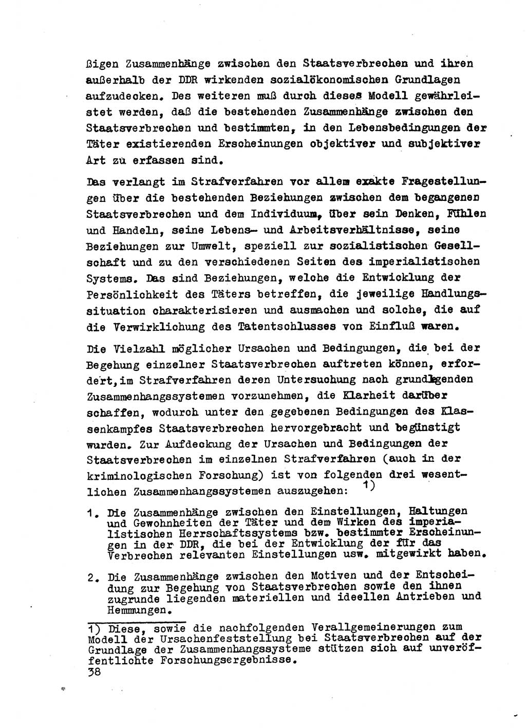 Strafrecht der DDR (Deutsche Demokratische Republik), Besonderer Teil, Lehrmaterial, Heft 2 1969, Seite 38 (Strafr. DDR BT Lehrmat. H. 2 1969, S. 38)