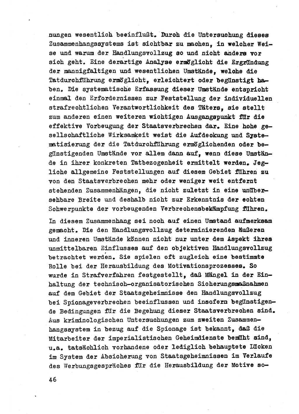 Strafrecht der DDR (Deutsche Demokratische Republik), Besonderer Teil, Lehrmaterial, Heft 2 1969, Seite 46 (Strafr. DDR BT Lehrmat. H. 2 1969, S. 46)