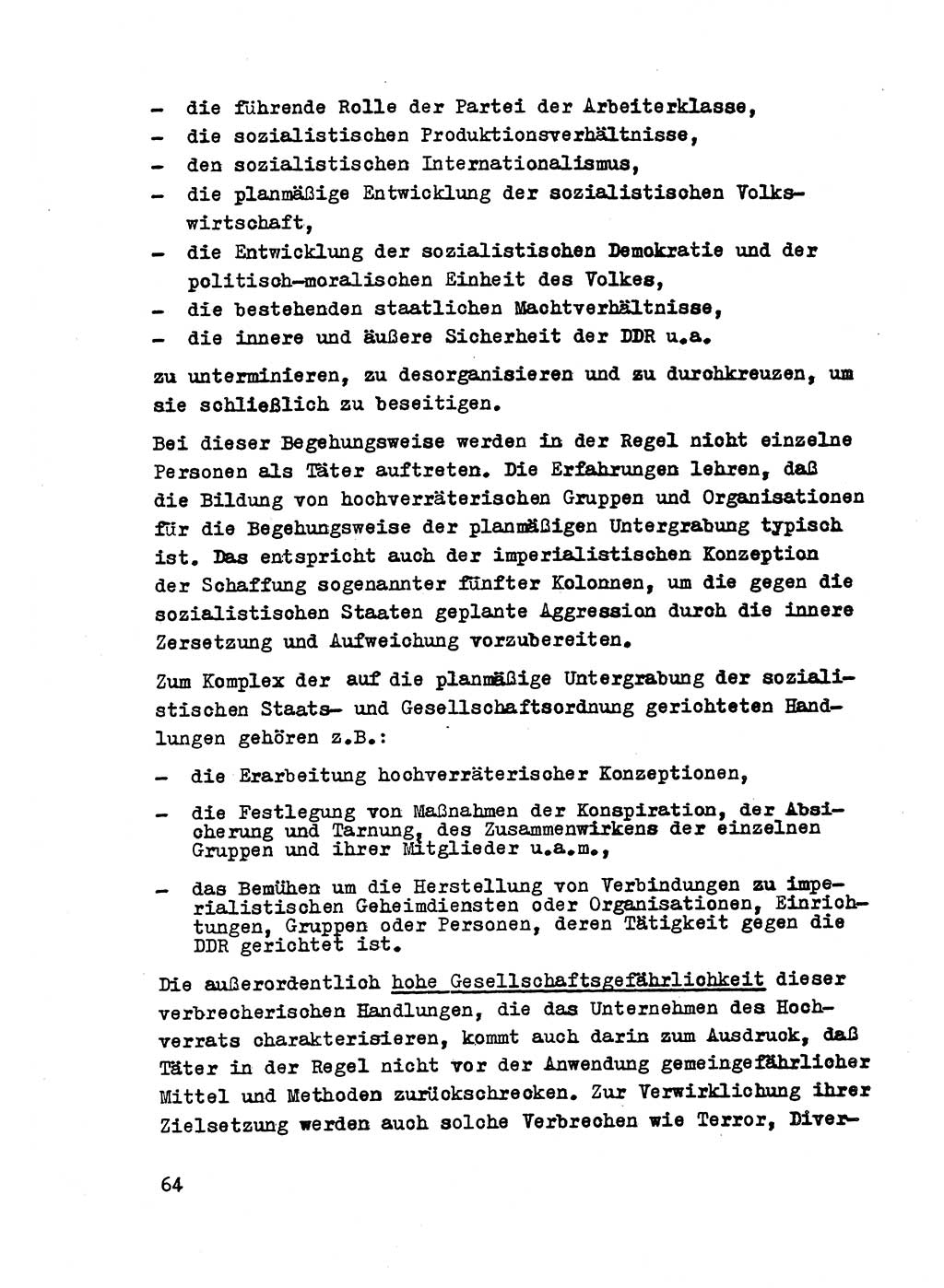 Strafrecht der DDR (Deutsche Demokratische Republik), Besonderer Teil, Lehrmaterial, Heft 2 1969, Seite 64 (Strafr. DDR BT Lehrmat. H. 2 1969, S. 64)