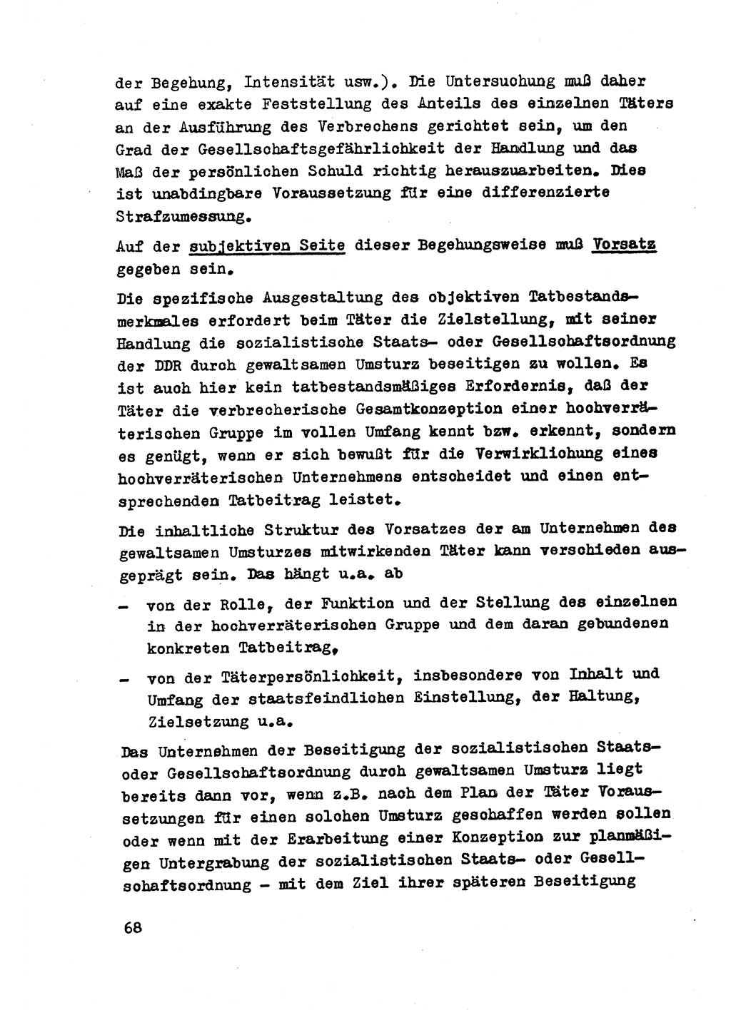 Strafrecht der DDR (Deutsche Demokratische Republik), Besonderer Teil, Lehrmaterial, Heft 2 1969, Seite 68 (Strafr. DDR BT Lehrmat. H. 2 1969, S. 68)