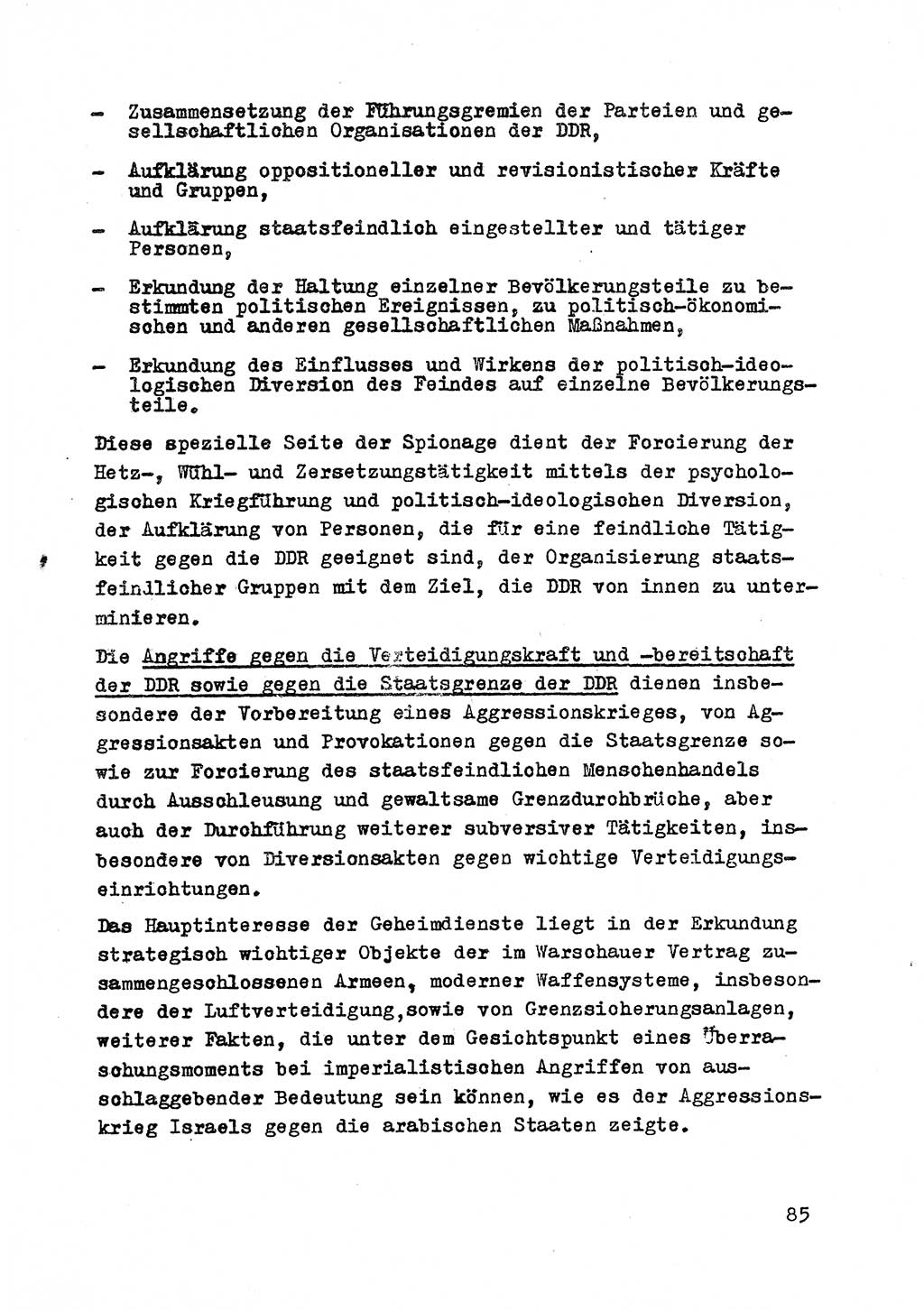 Strafrecht der DDR (Deutsche Demokratische Republik), Besonderer Teil, Lehrmaterial, Heft 2 1969, Seite 85 (Strafr. DDR BT Lehrmat. H. 2 1969, S. 85)