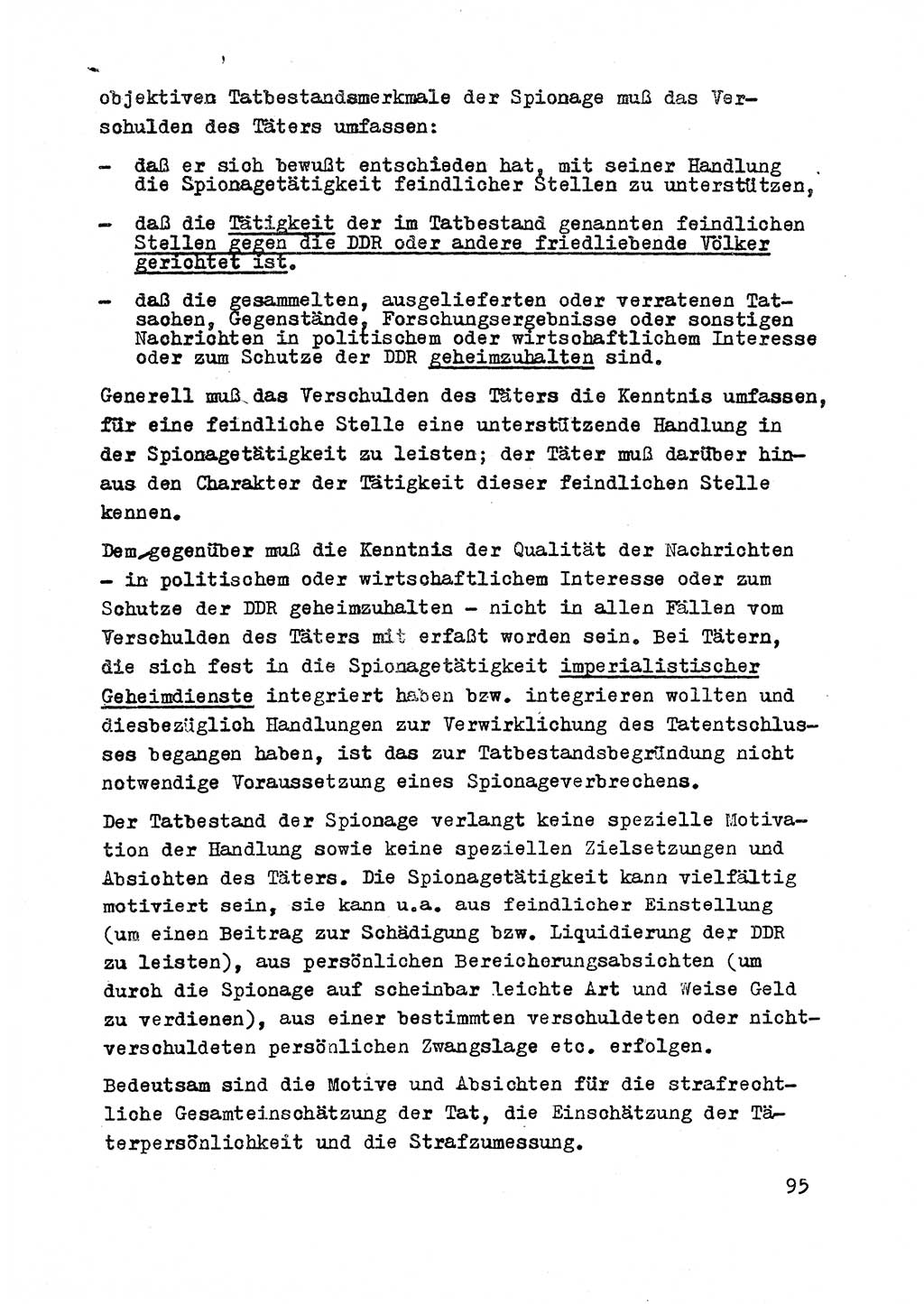 Strafrecht der DDR (Deutsche Demokratische Republik), Besonderer Teil, Lehrmaterial, Heft 2 1969, Seite 95 (Strafr. DDR BT Lehrmat. H. 2 1969, S. 95)