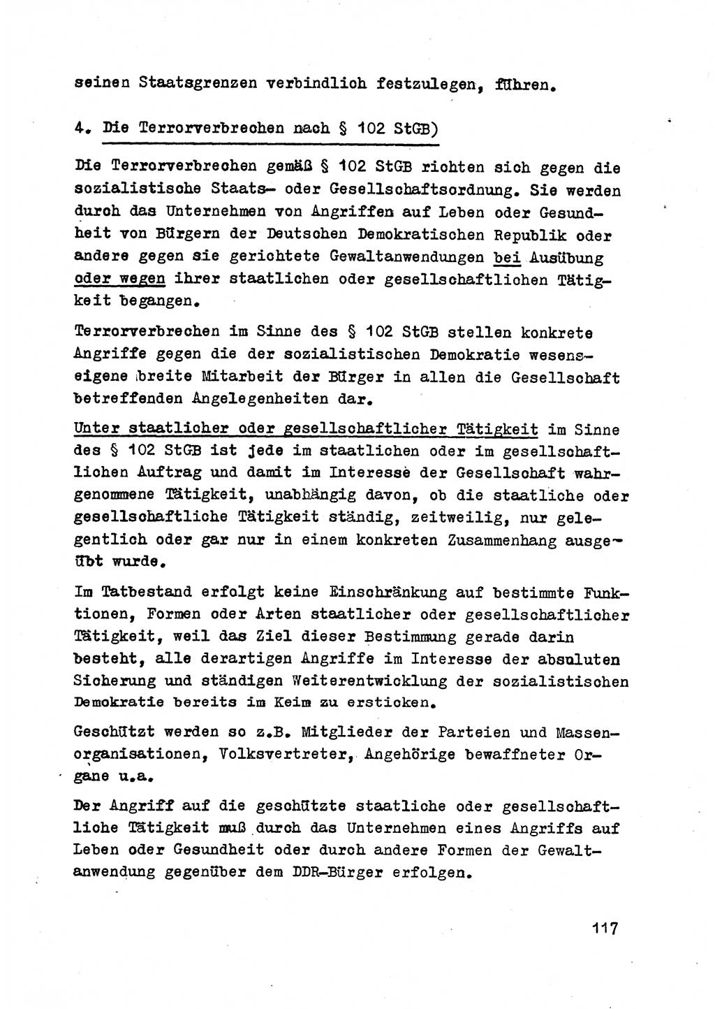 Strafrecht der DDR (Deutsche Demokratische Republik), Besonderer Teil, Lehrmaterial, Heft 2 1969, Seite 117 (Strafr. DDR BT Lehrmat. H. 2 1969, S. 117)