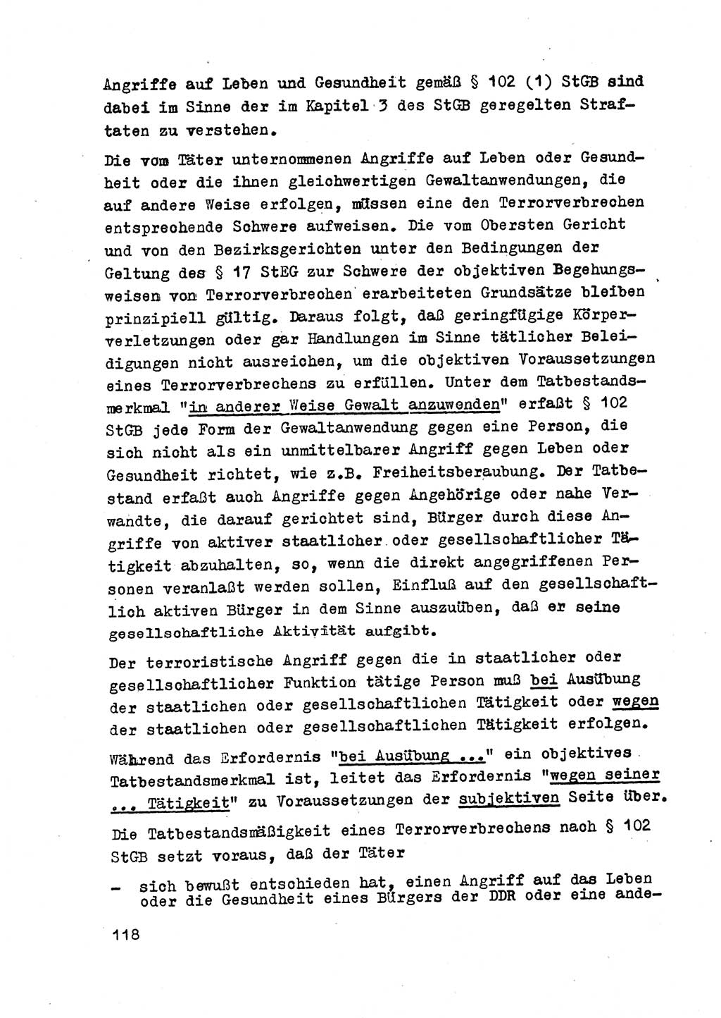 Strafrecht der DDR (Deutsche Demokratische Republik), Besonderer Teil, Lehrmaterial, Heft 2 1969, Seite 118 (Strafr. DDR BT Lehrmat. H. 2 1969, S. 118)