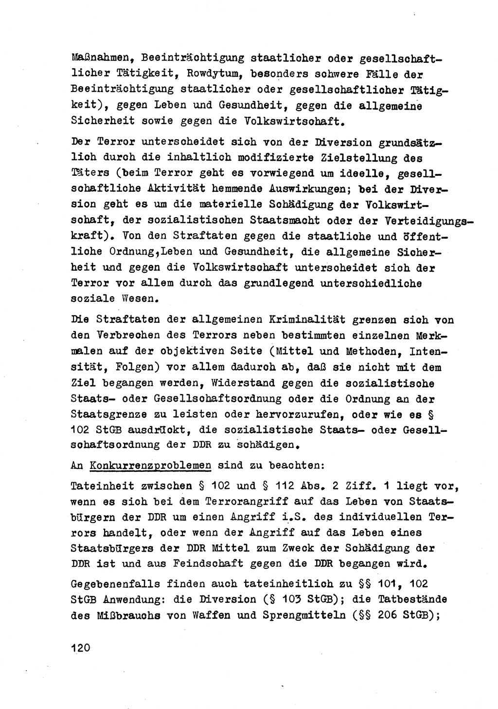 Strafrecht der DDR (Deutsche Demokratische Republik), Besonderer Teil, Lehrmaterial, Heft 2 1969, Seite 120 (Strafr. DDR BT Lehrmat. H. 2 1969, S. 120)