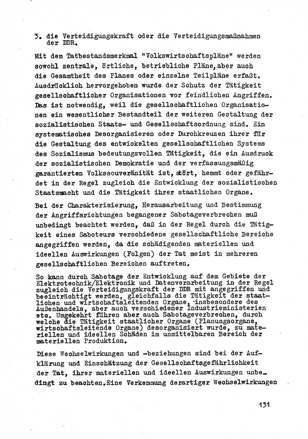 Strafrecht der DDR (Deutsche Demokratische Republik), Besonderer Teil, Lehrmaterial, Heft 2 1969, Seite 131 (Strafr. DDR BT Lehrmat. H. 2 1969, S. 131)